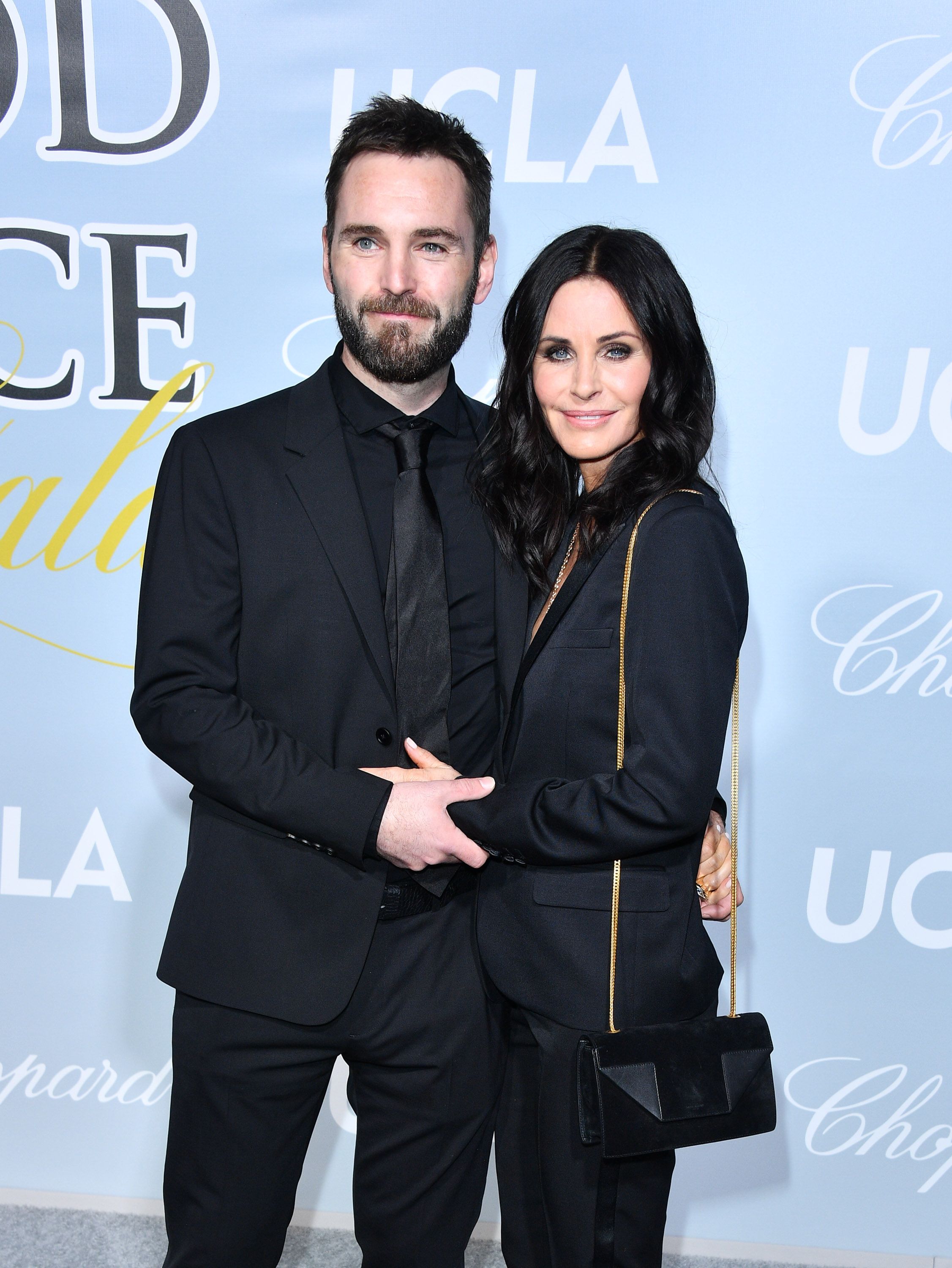 Johnny McDaid and Courteney Cox at the 2019 Hollywood For Science Gala in 2019 in Los Angeles, California | Source: Getty Images