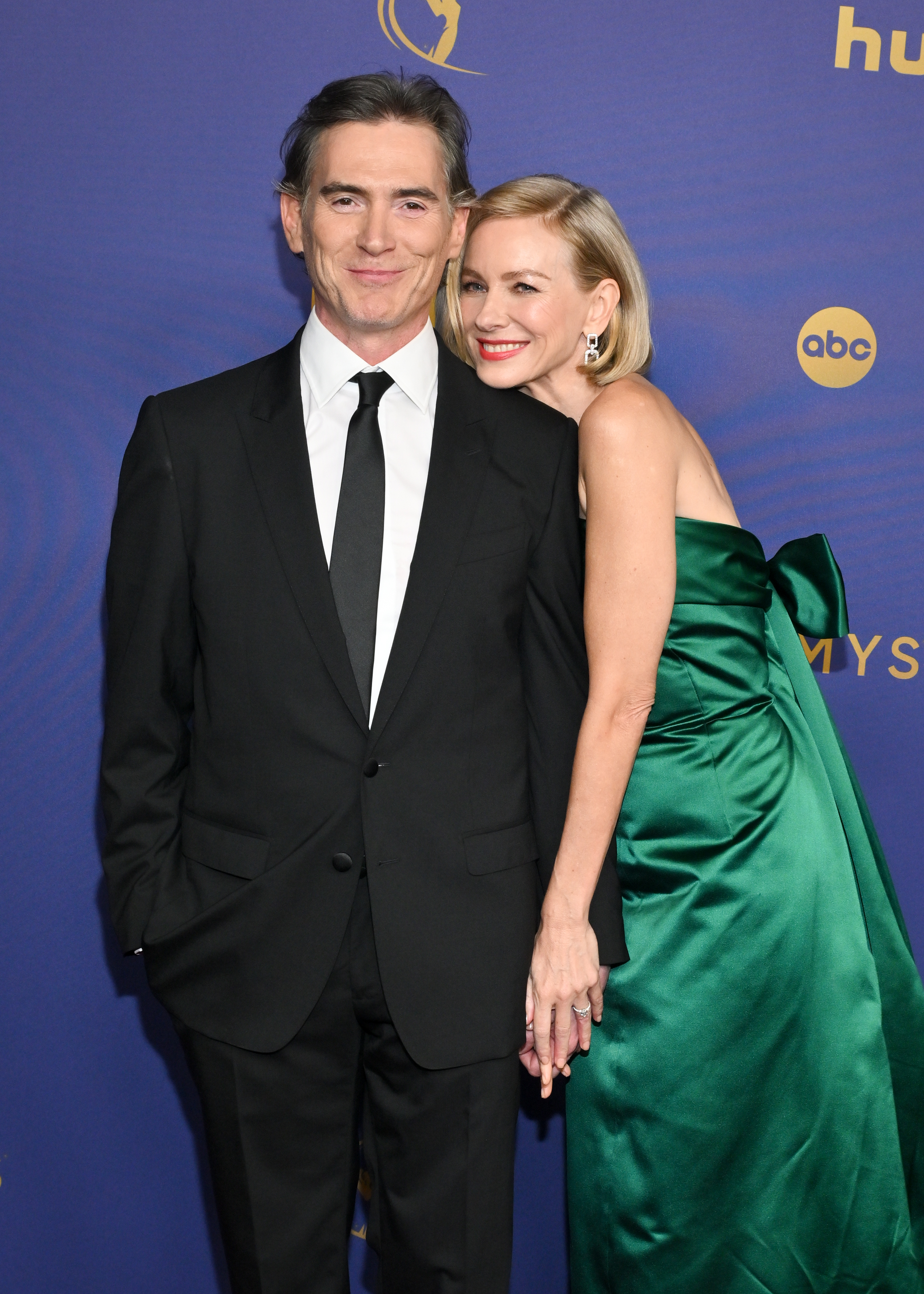 Billy Crudup and Naomi Watts at the 76th Primetime Emmy Awards in Los Angeles, California on September 15, 2024 | Source: Getty Images