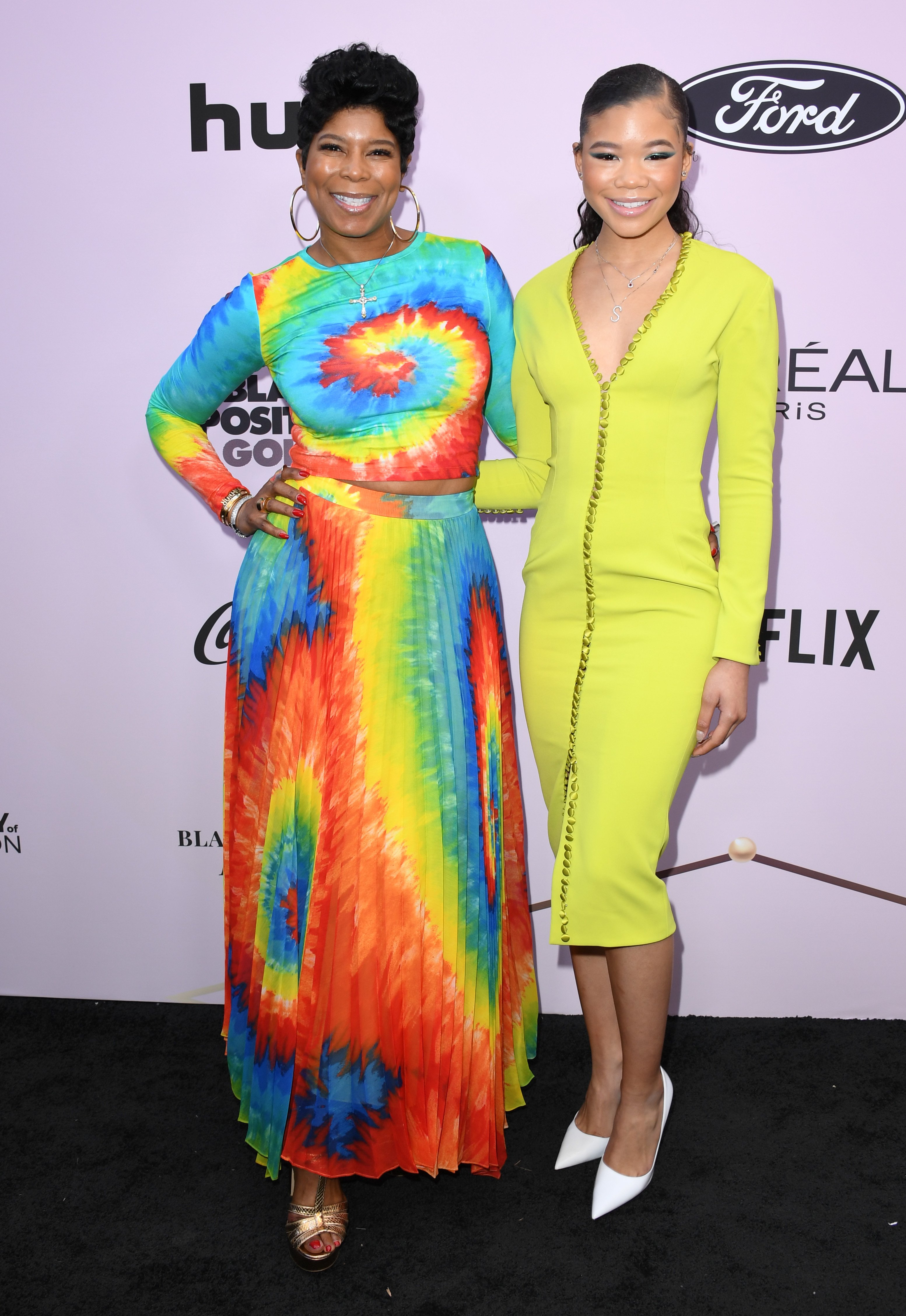 Robyn Simpson and Storm Reid at the 13th Annual Essence Black Women In Hollywood Awards Luncheon on February 6, 2020 | Source: Getty Images