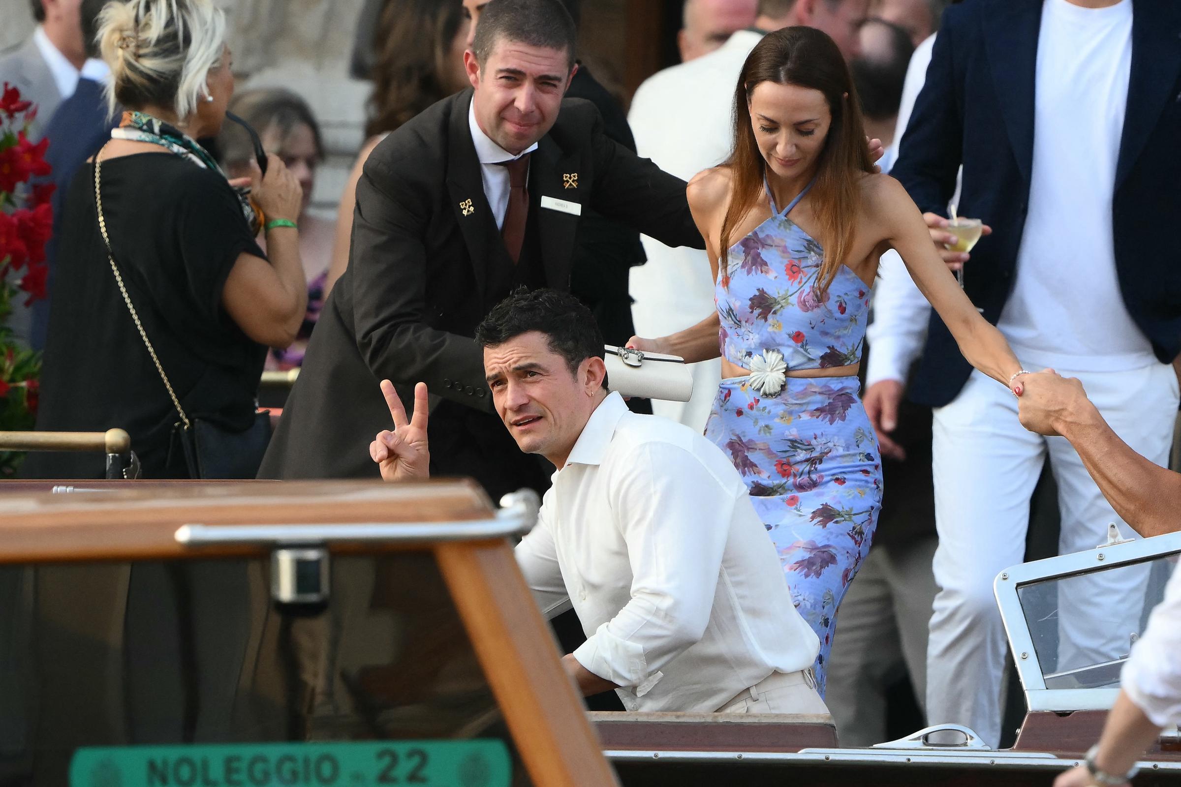 Orlando Bloom ahead of Jeff Bezos and Lauren Sánchez's Wedding on June 26, 2025, in Venice, Italy. | Source: Getty Images