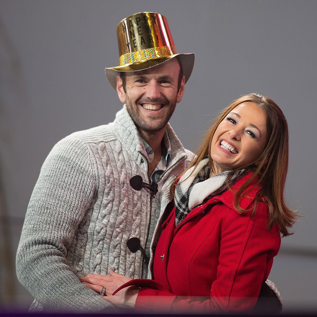 Doug Hehner and Jamie Otis attend New Year's Eve in Times Square on December 31, 2016 | Photo: Getty Images