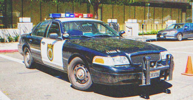 A police car on the street | Source: Shutterstock