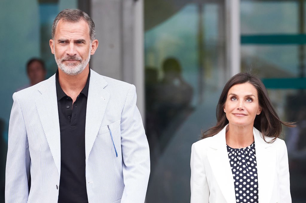 El rey Felipe VI y la reina Letizia el 25 de agosto de 2019 en Pozuelo de Alarcón, España. | Imagen: Getty Images
