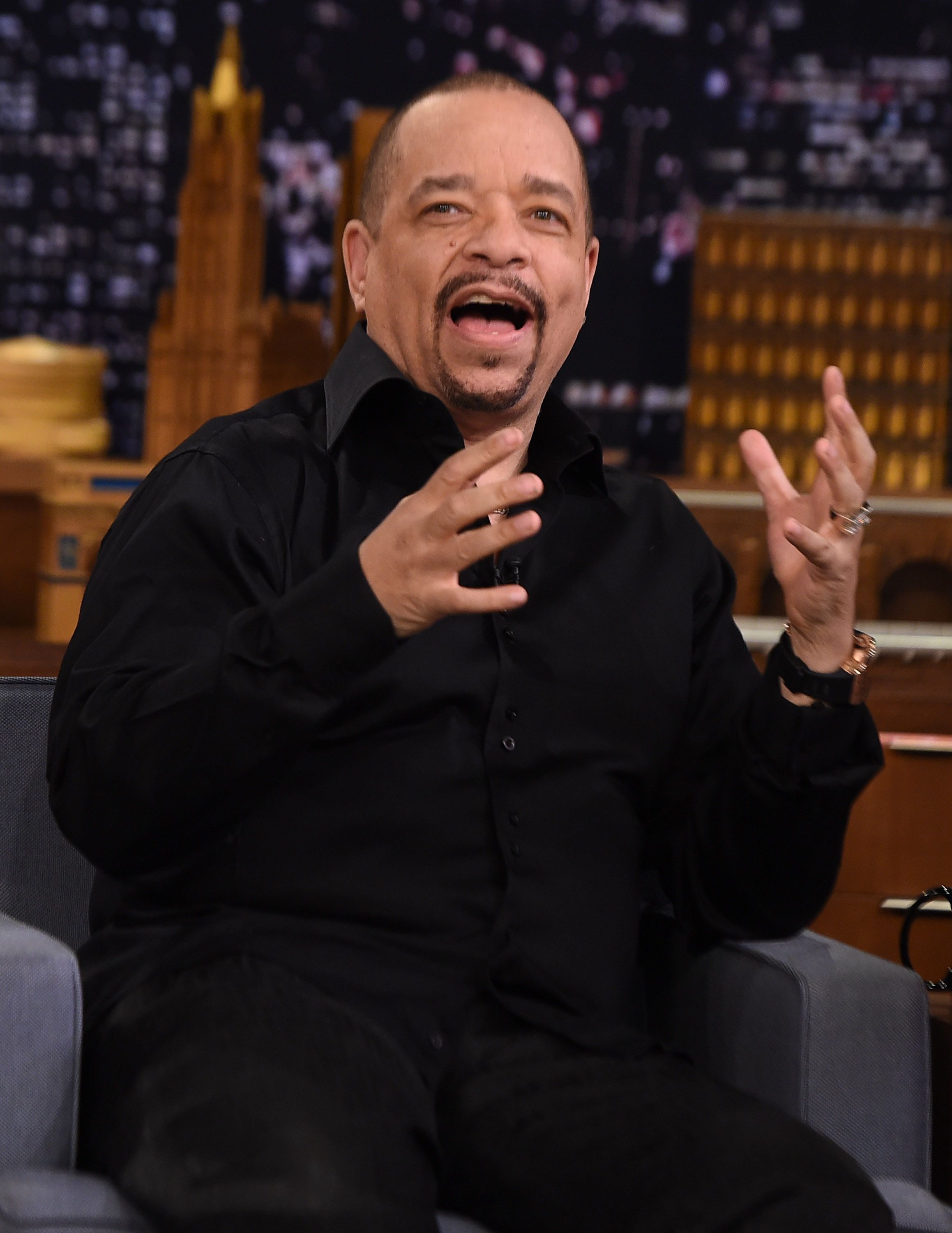 Ice-T Ziyaretleri "Jimmy Fallon Başrollü Bu Gece Gösterisi" 25 Şubat 2015'te New York'ta.  |  Kaynak: Getty Images