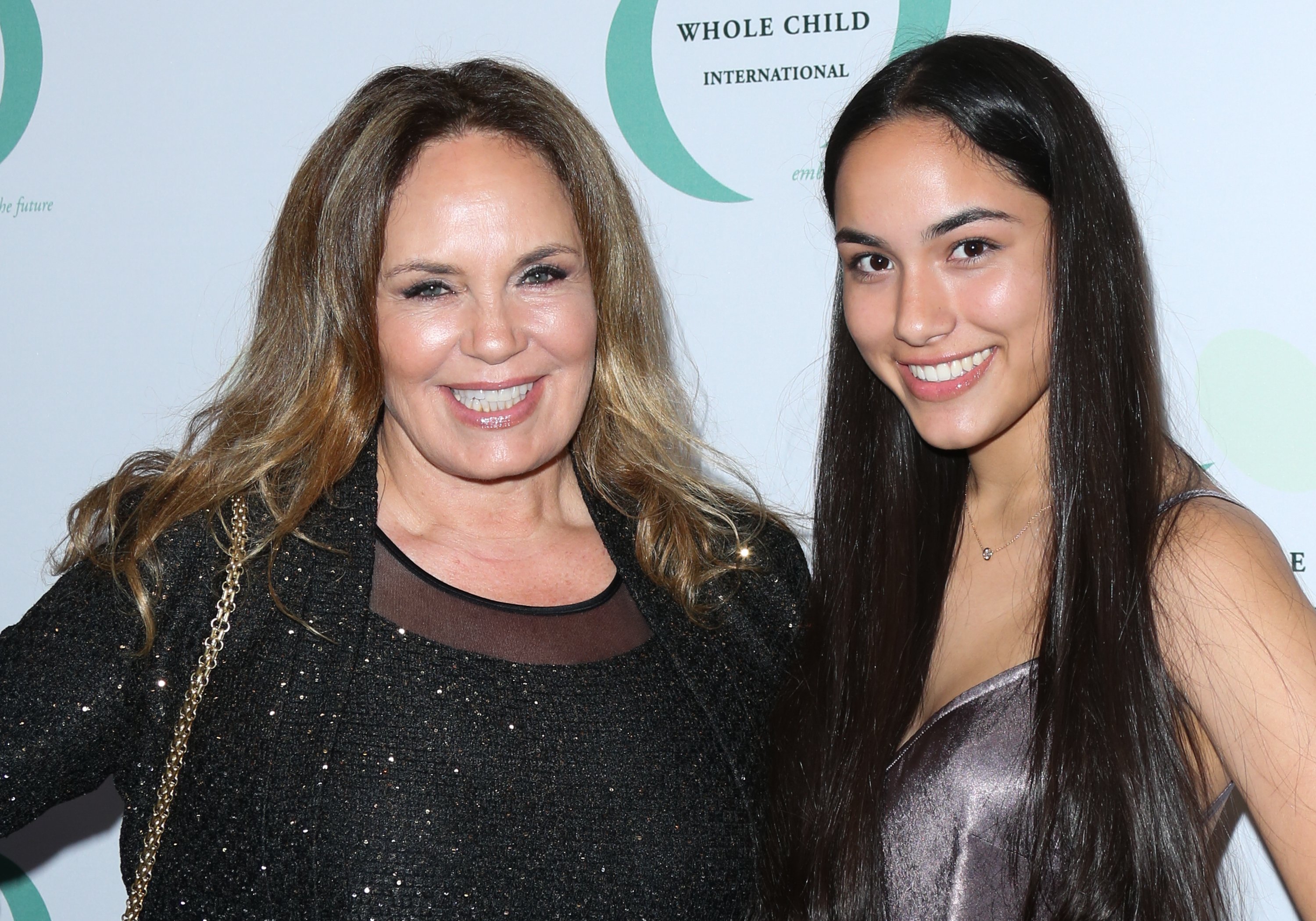 Catherine Bach and Laura Esmeralda Lopez at the Whole Child International Inaugural Gala on October 26, 2017 in Beverly Hills, California |  Source: Getty Images