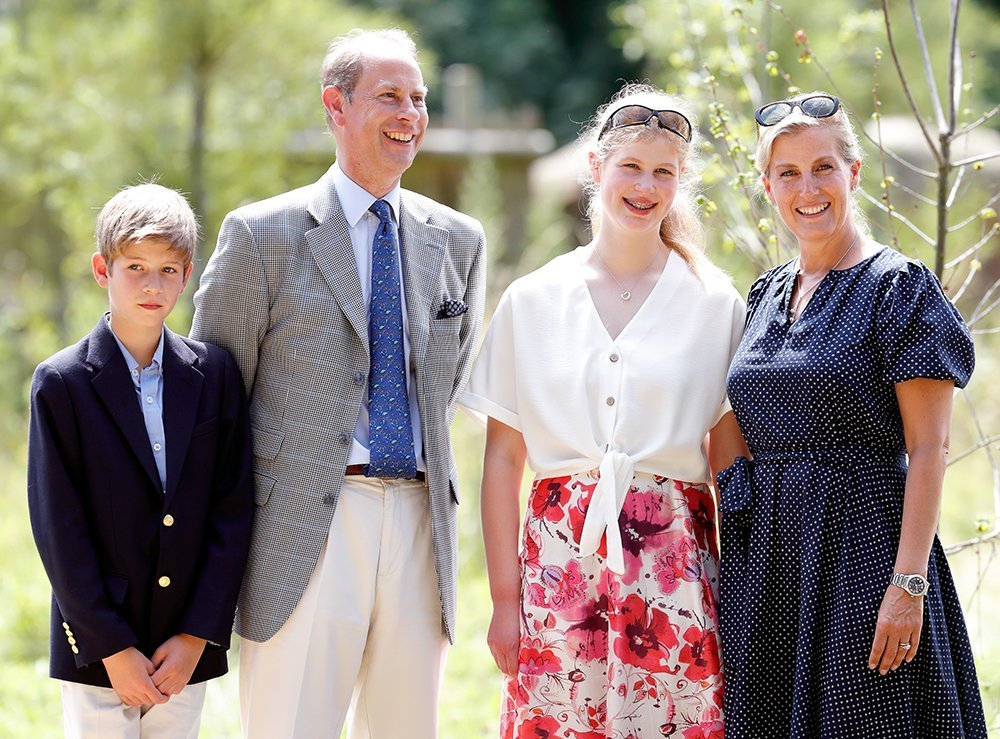 Prince Edward and Sophie, countess of Wessex, with their two children. I Image: Getty Images.