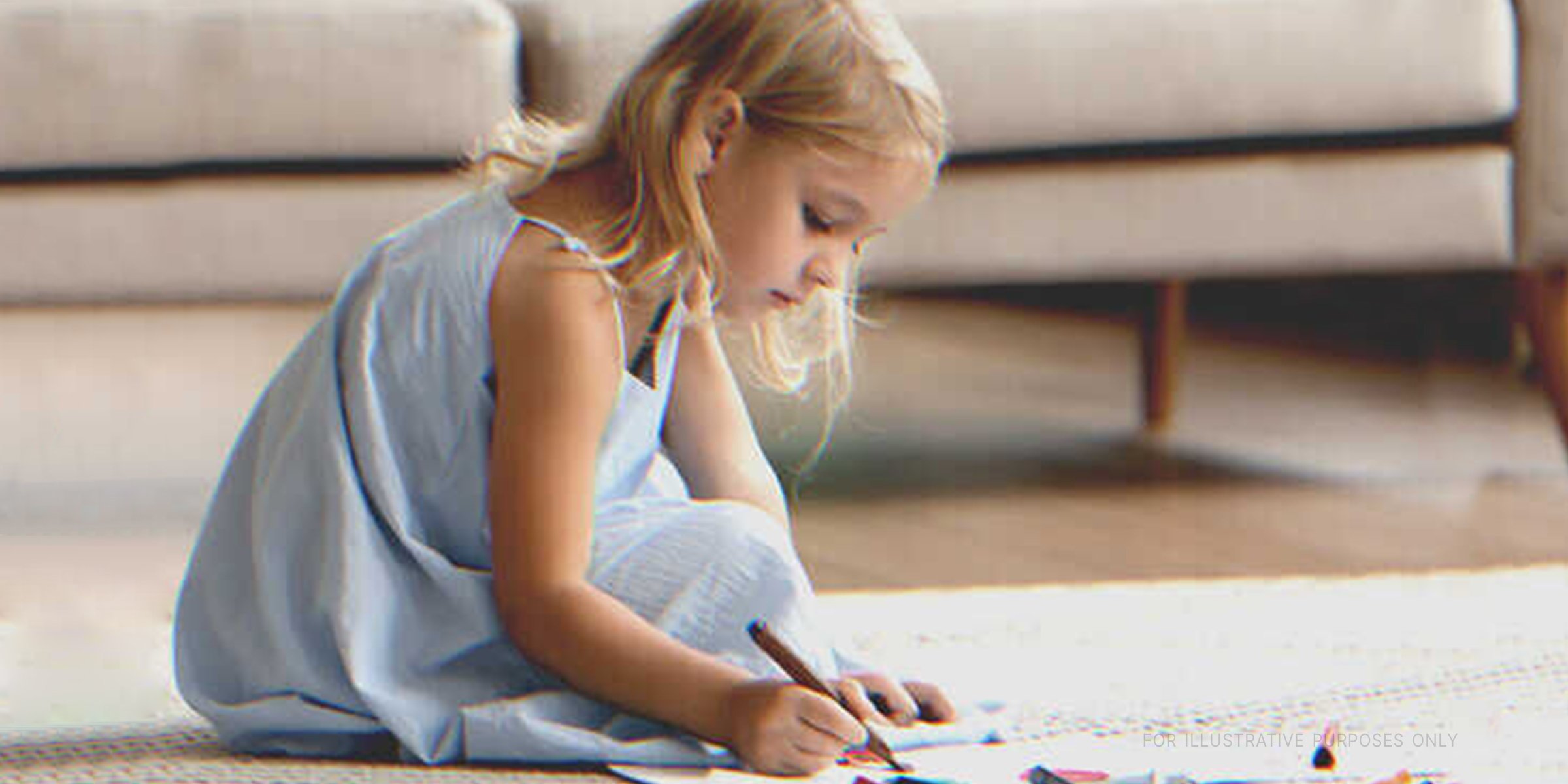Niña haciendo un dibujo. | Foto: Shutterstock
