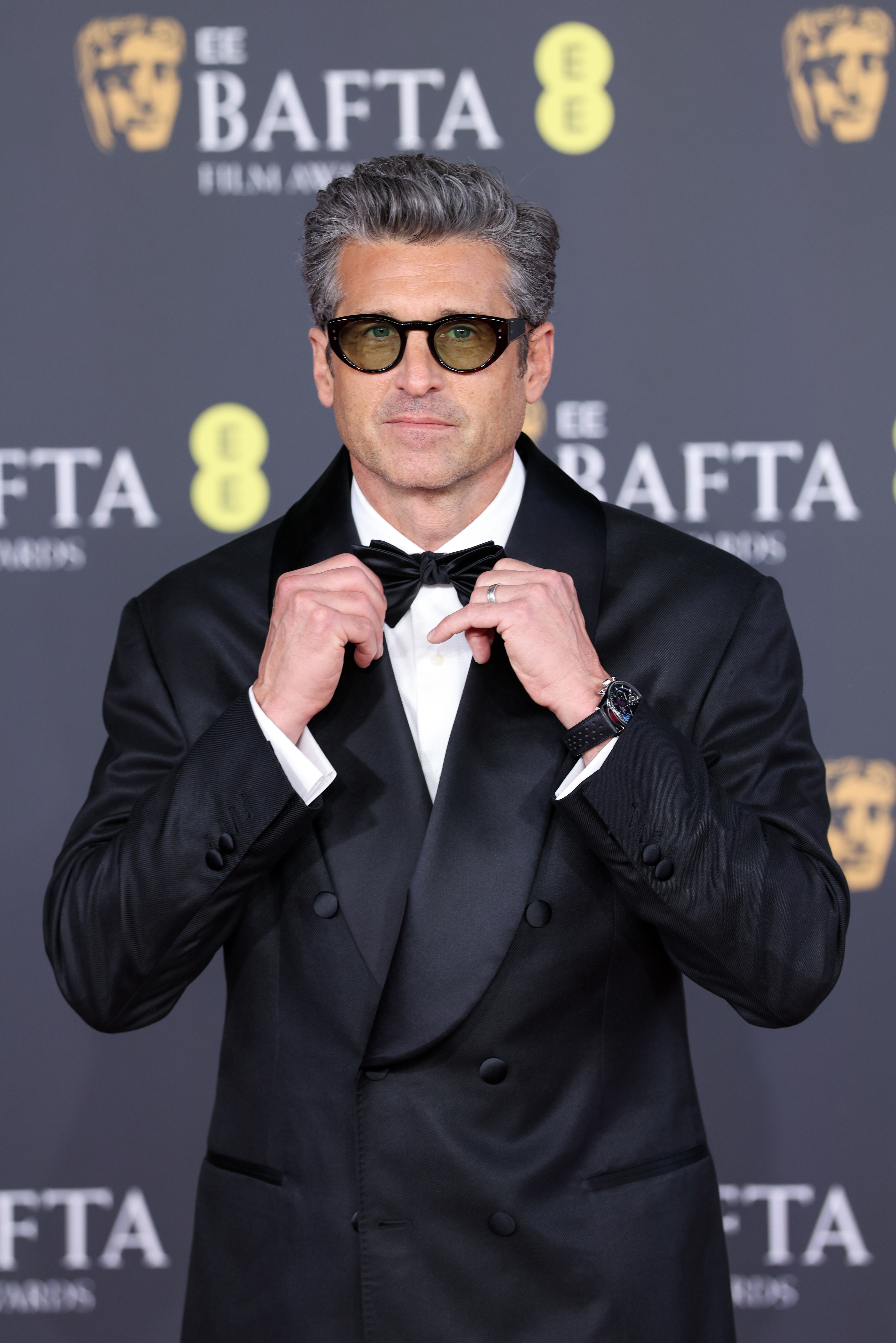 Patrick Dempsey attends the 79th BAFTA Film Awards at The Royal Festival Hall on February 22, 2026, in London, England | Source: Getty Images