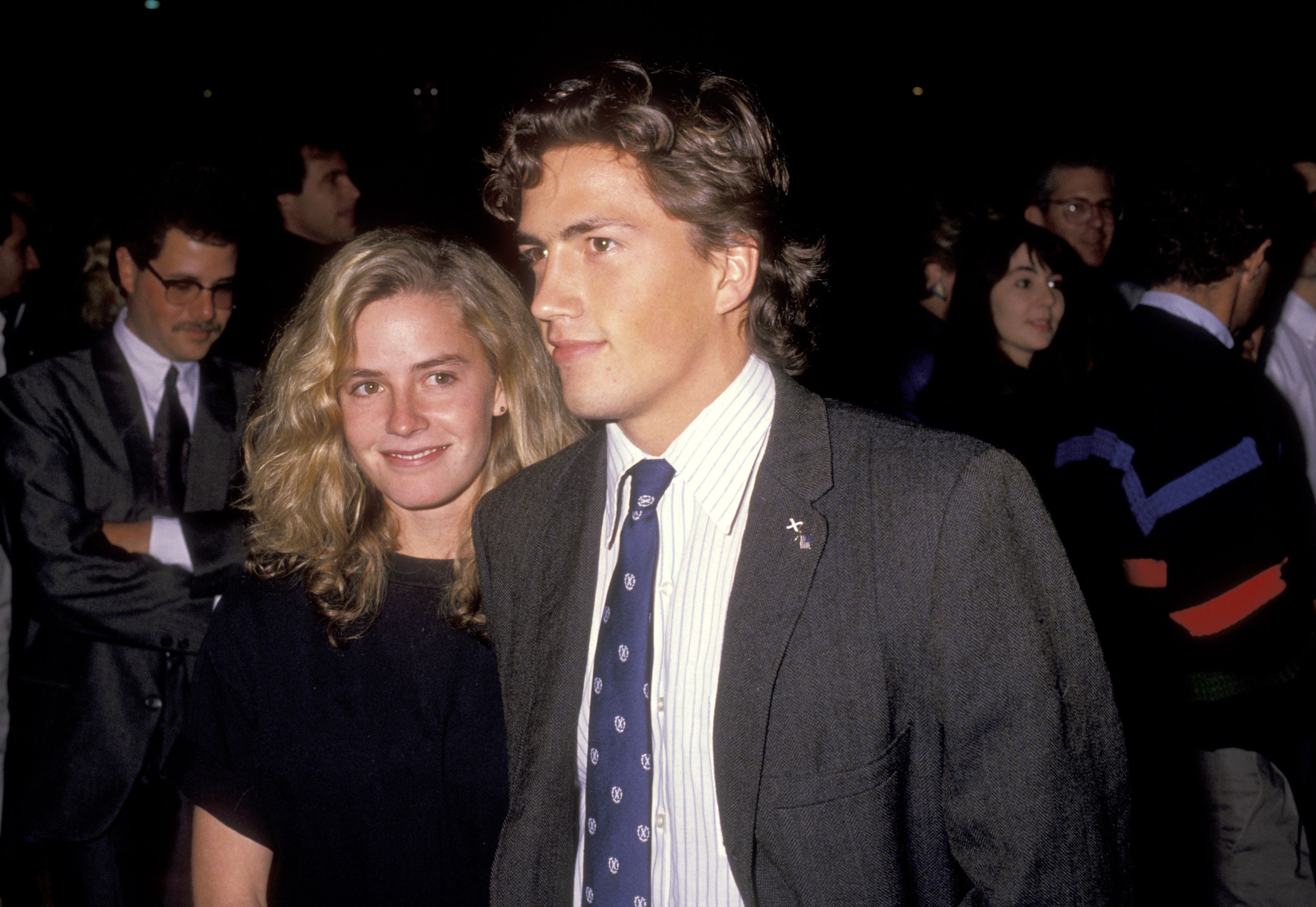 The actor photographed alongside his sister, on November 20, 1989 | Source: Getty Images