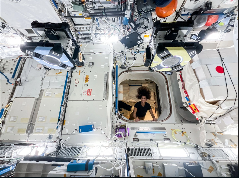 A photo of Sunita Williams in space from a post dated August 24, 2024. | Source: X/NASA