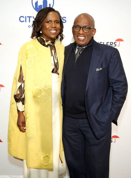 Deborah Roberts and Al Roker attend Citymeals On Wheels' 34th Annual Power Lunch at The Plaza Hotel on November 18, 2021 in New York City | Source: Getty Images