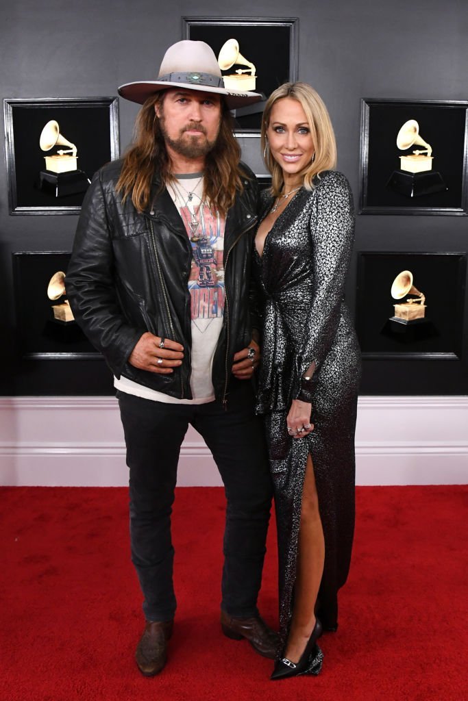  Billy Ray Cyrus and Tish Cyrus at the 61st Annual GRAMMY Awards on February 10, 2019 | Photo: GettyImages