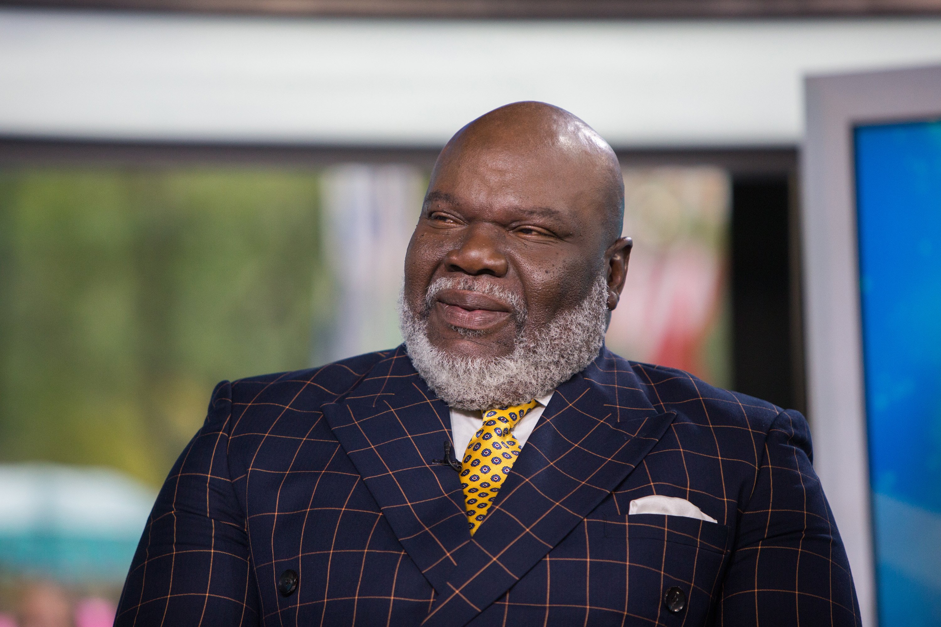 T.D. Jakes pictured on the set of "Today" on Monday, October 9, 2017. | Photo: Getty Images