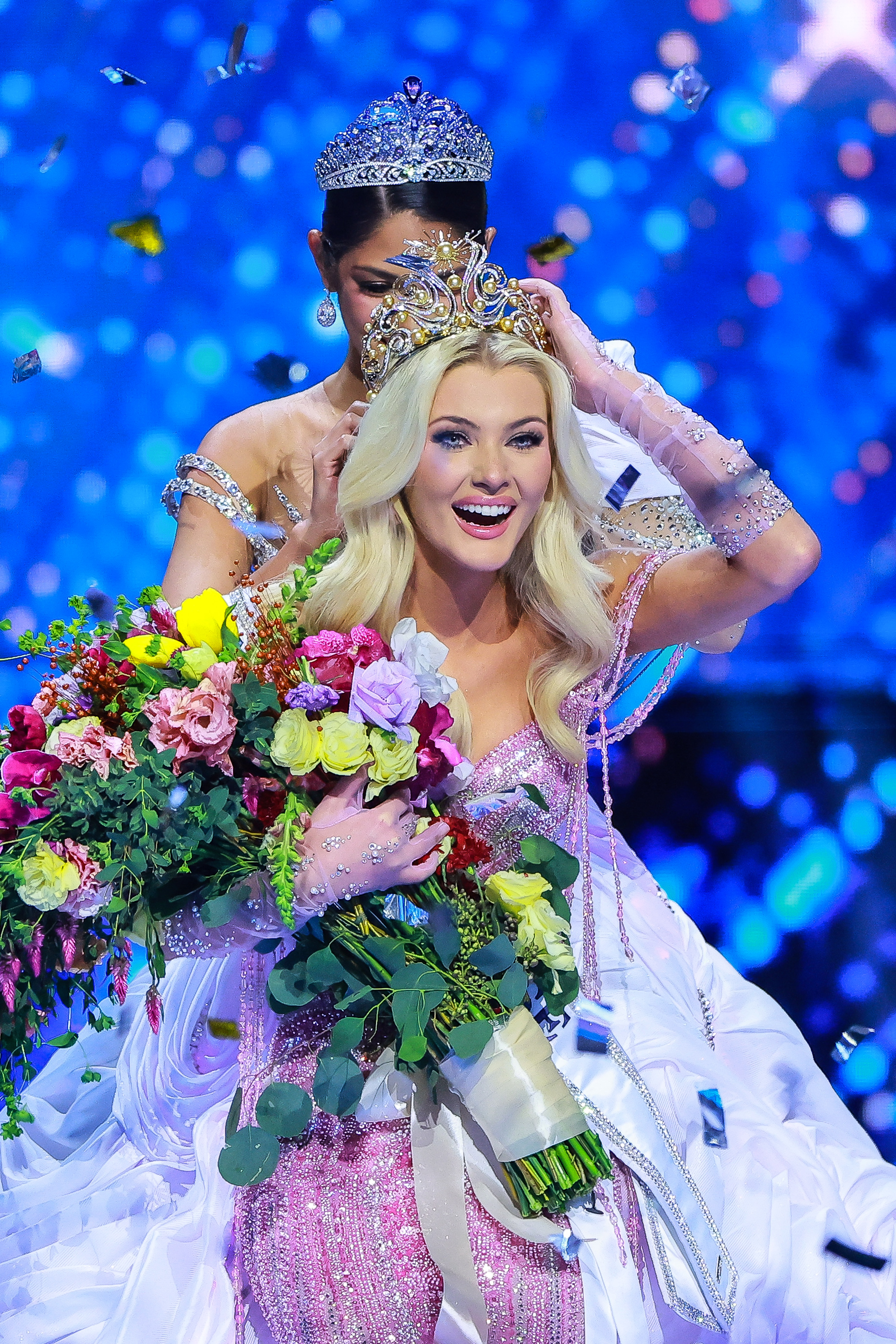 Victoria Kjær Theilvig crowned Miss Universe 2024 in the 73rd Miss Universe competition on November 16, 2024, in Mexico City, Mexico | Source: Getty Images