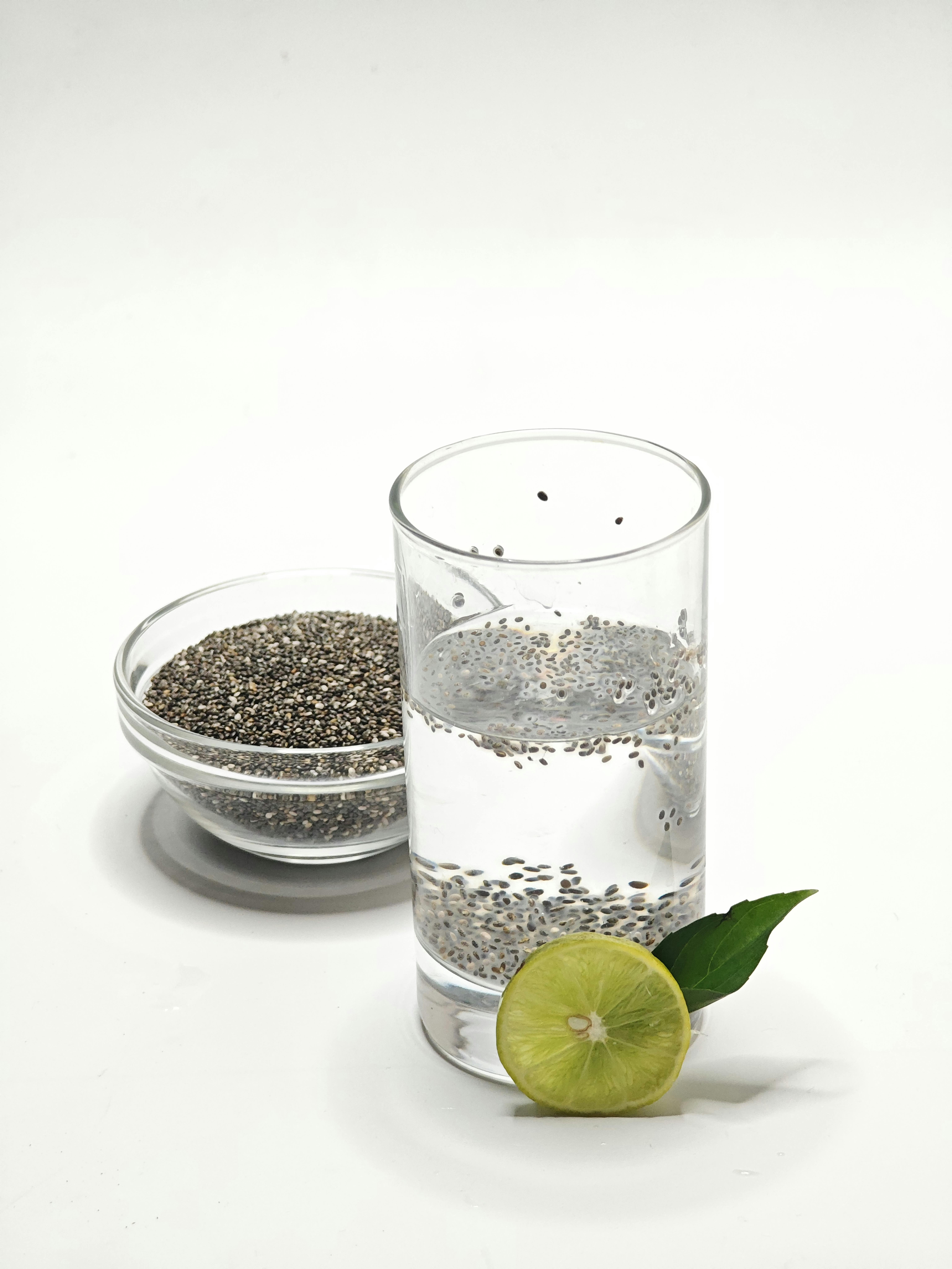 Water with chia seeds | Source: Pexels