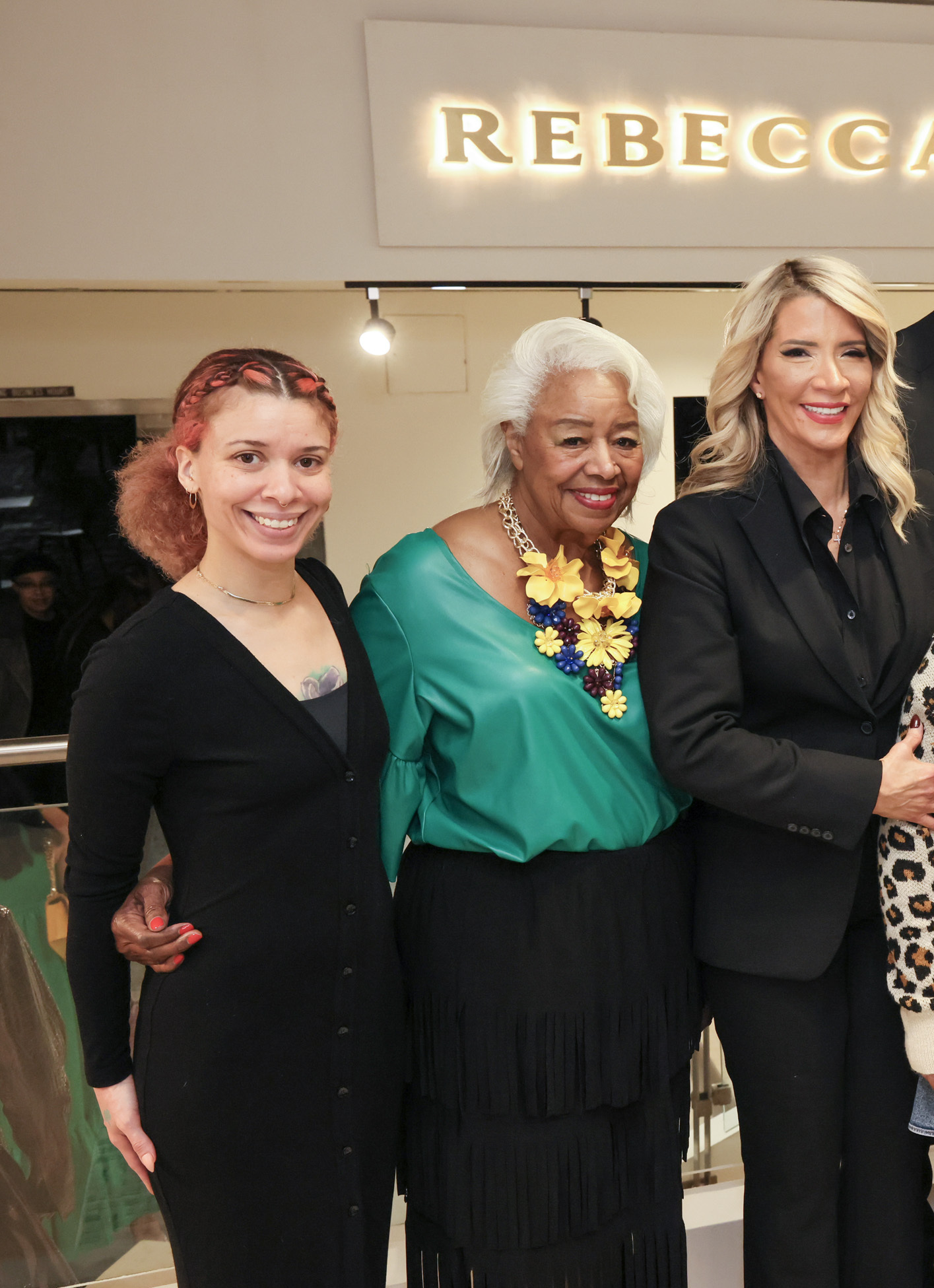 Naomi Burton-Crews, Anna King Lund, Rebecca Crews attend Rebecca Crews Flagship VIP Grand Opening Cocktail Party on October 10, 2024 | Source: Getty Images