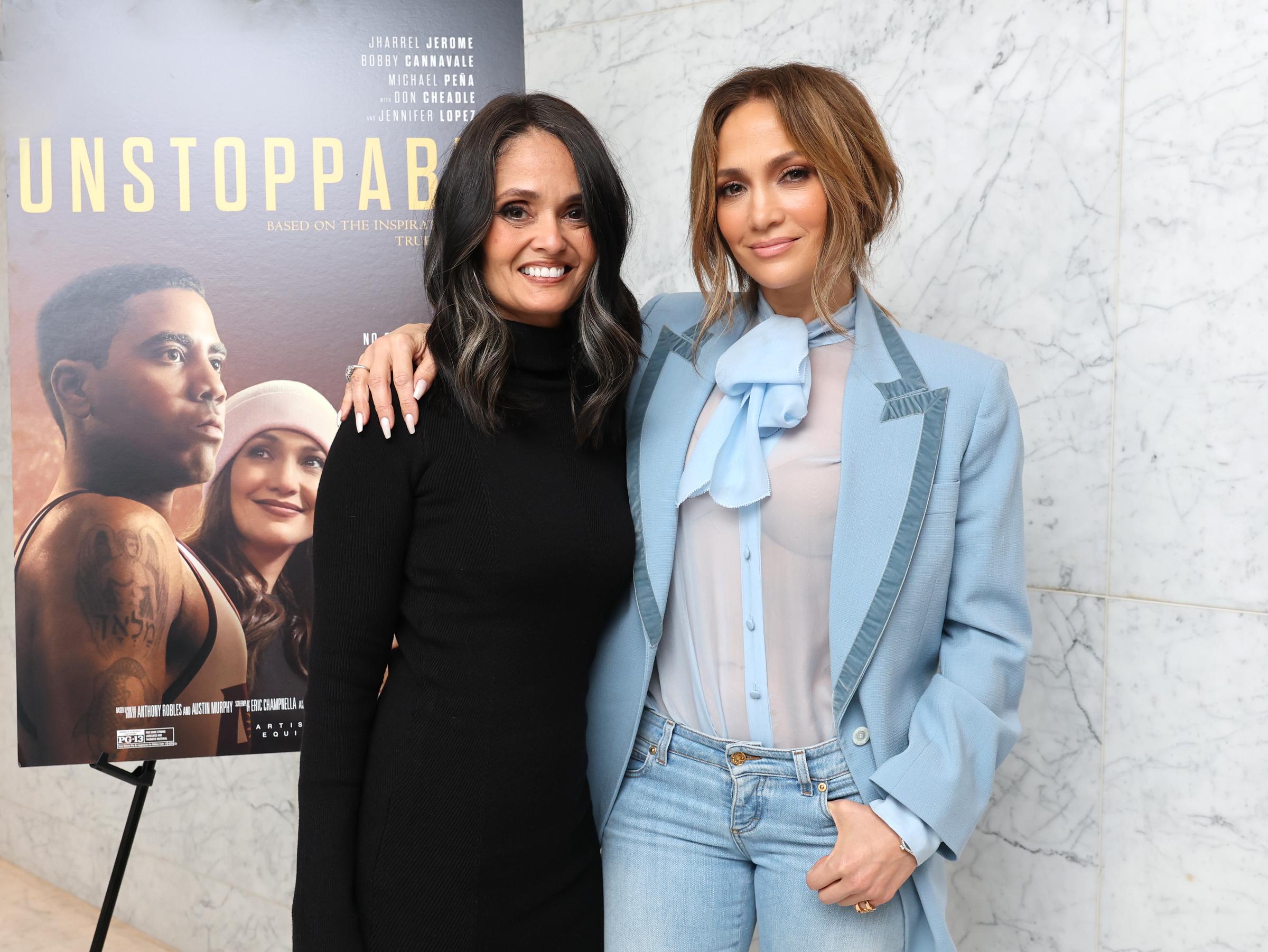 Judy Robles and Jennifer Lopez on December 15, 2024, in Los Angeles, California | Source: Getty Images