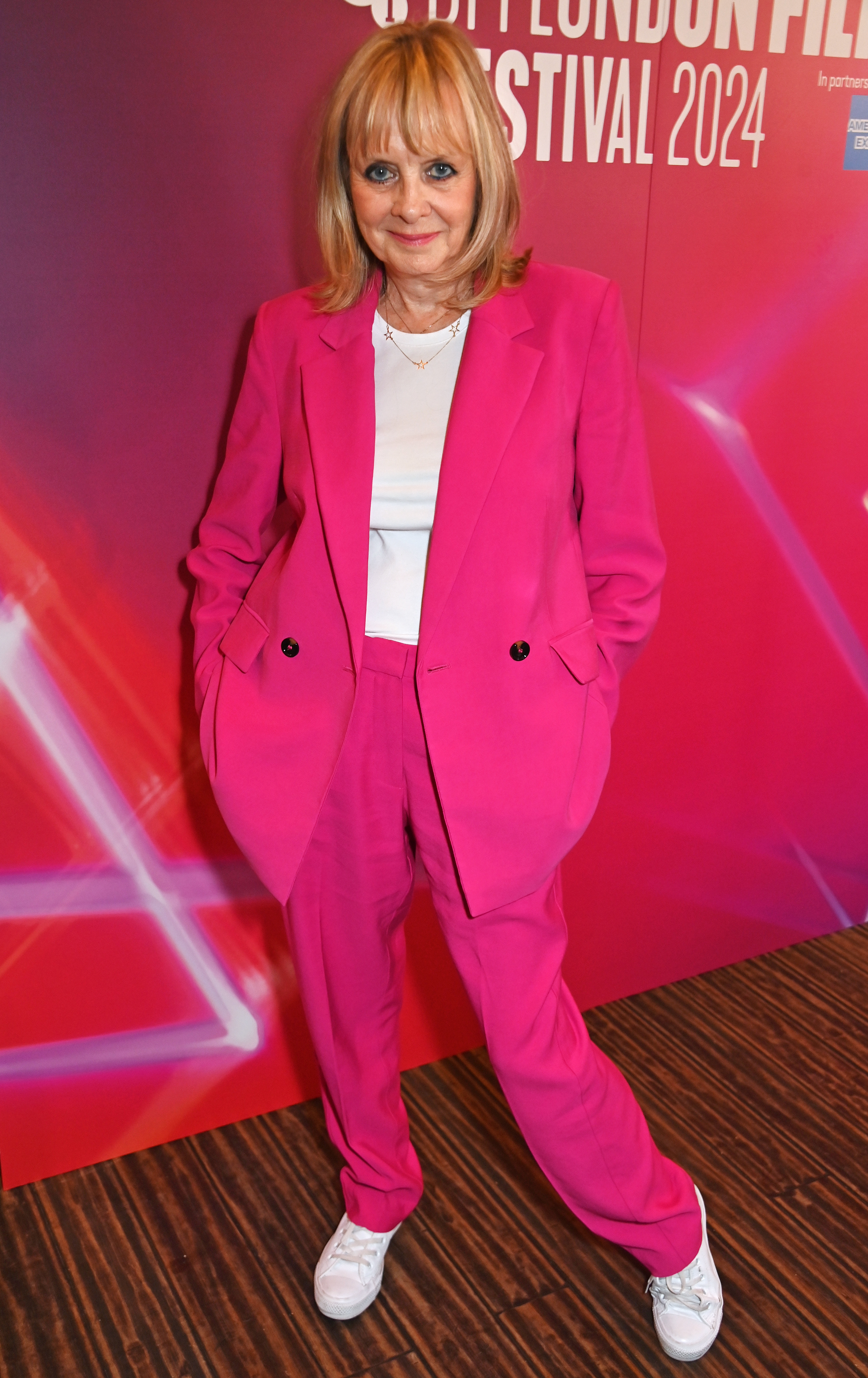 Twiggy, aka Dame Lesley Lawson, at the 68th BFI London Film Festival in London on September 4, 2024. | Source: Getty Images