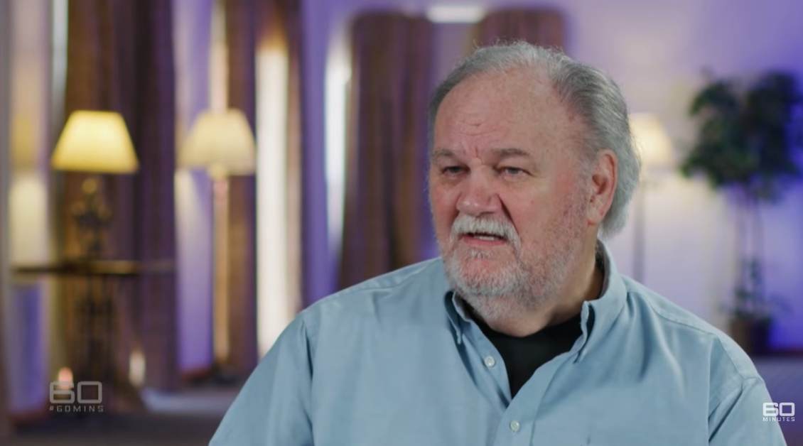 Thomas Markle Sr during his appearance on "60 Minutes Australia," published on 13 June 2021. | Source: YouTube/60 Minutes Australia