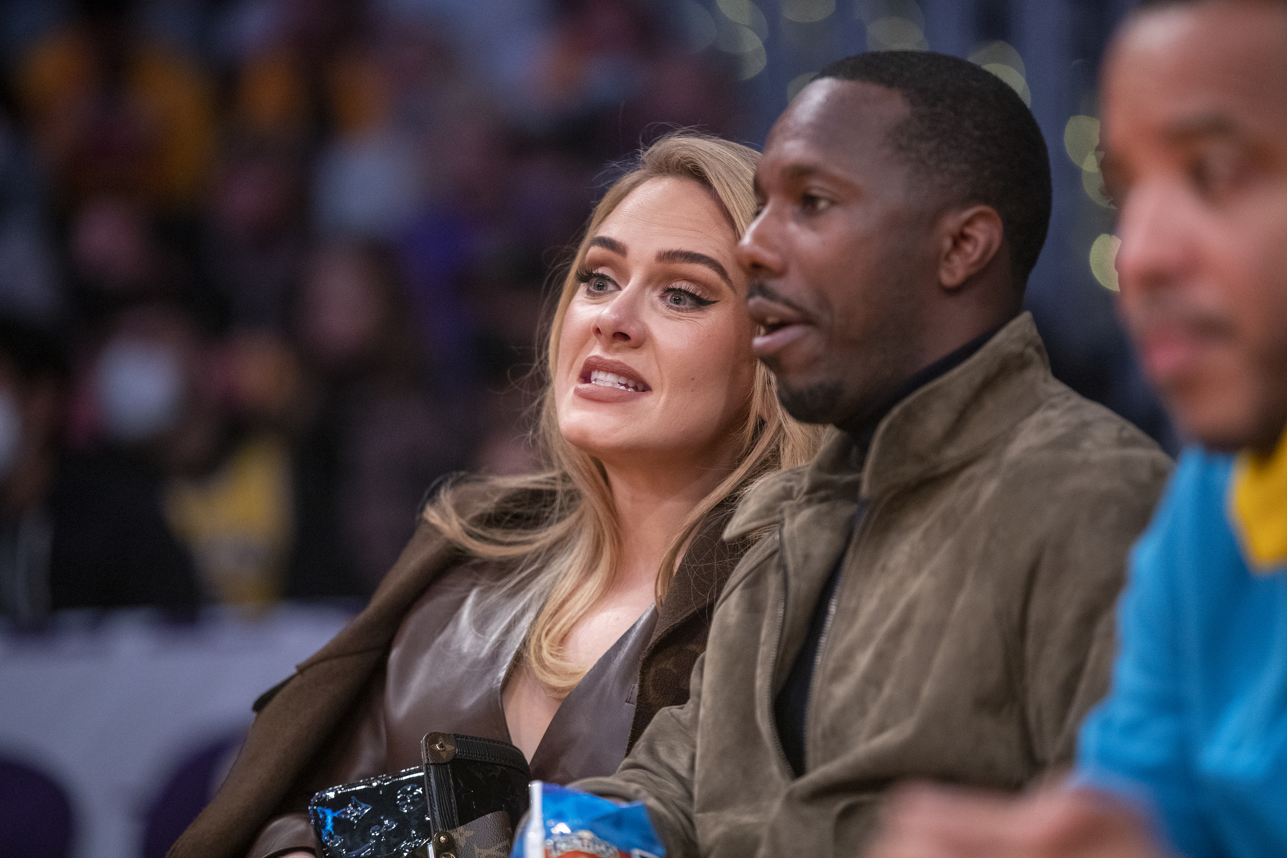 Adele and Rich Paul on October 19, 2021 in Los Angeles. | Source: Getty Images