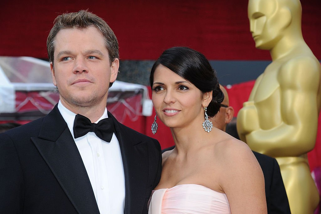 Matt Damon and wife Luciana Damon arrives at the 82nd Annual Academy Awards held at Kodak Theatre on March 7, 2010 in Hollywood, California | Photo: GettyImages