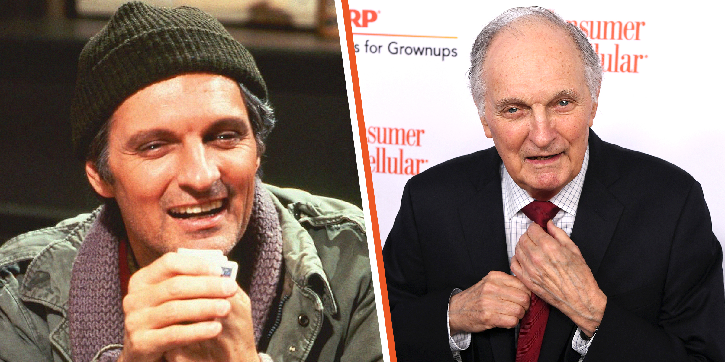 Alan Alda then and now | Source: Getty Images