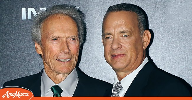 A picture of actors Tom Hanks and Clint Eastwood  | Photo: Getty Images