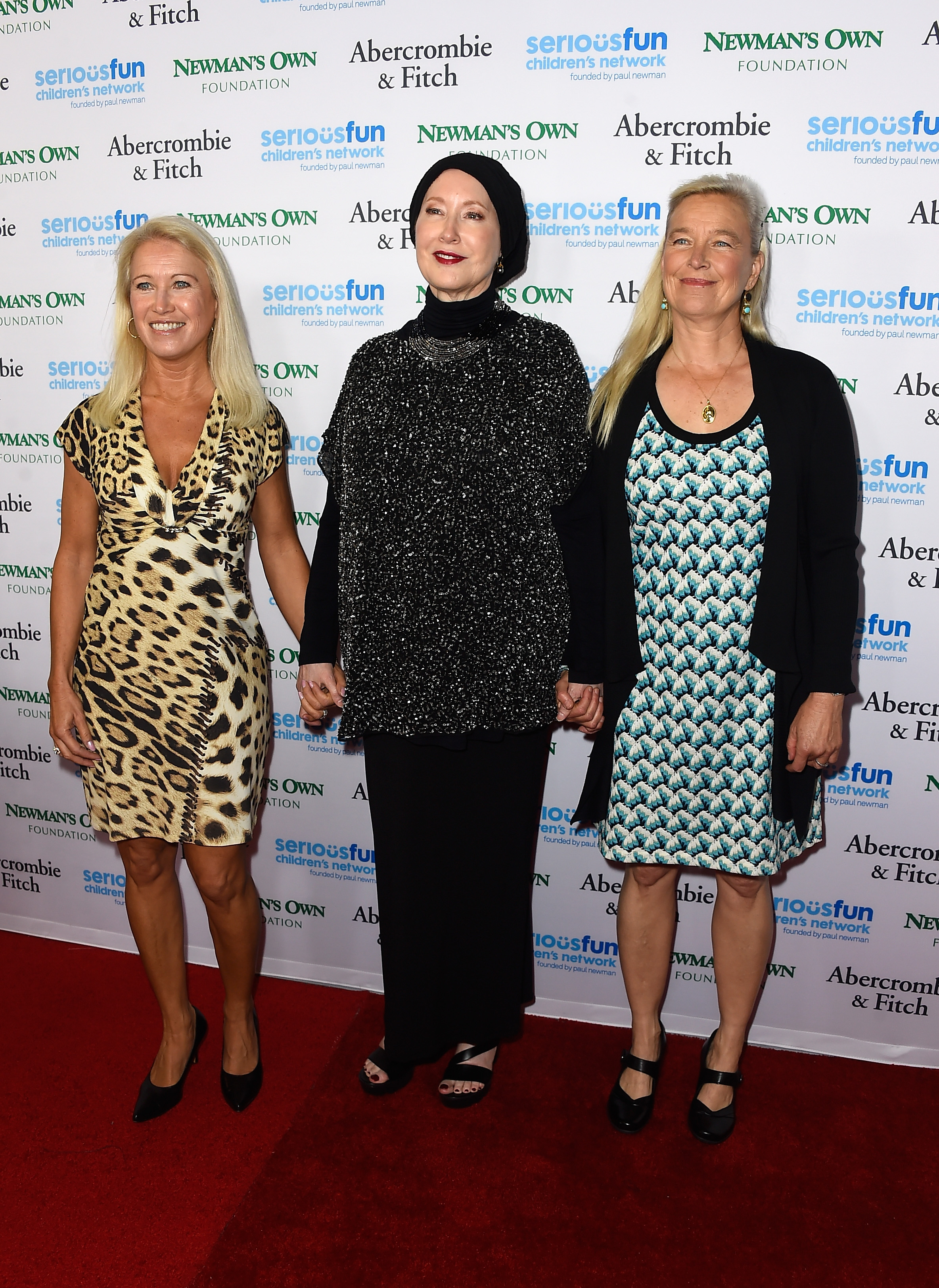 Claire Olivia, Susan, and Nell Newman arrive at An Evening of SeriousFun, a celebration of the legacy of Paul Newman, held at the Dolby Theatre on May 14, 2015, in Hollywood, California. | Source: Getty Images