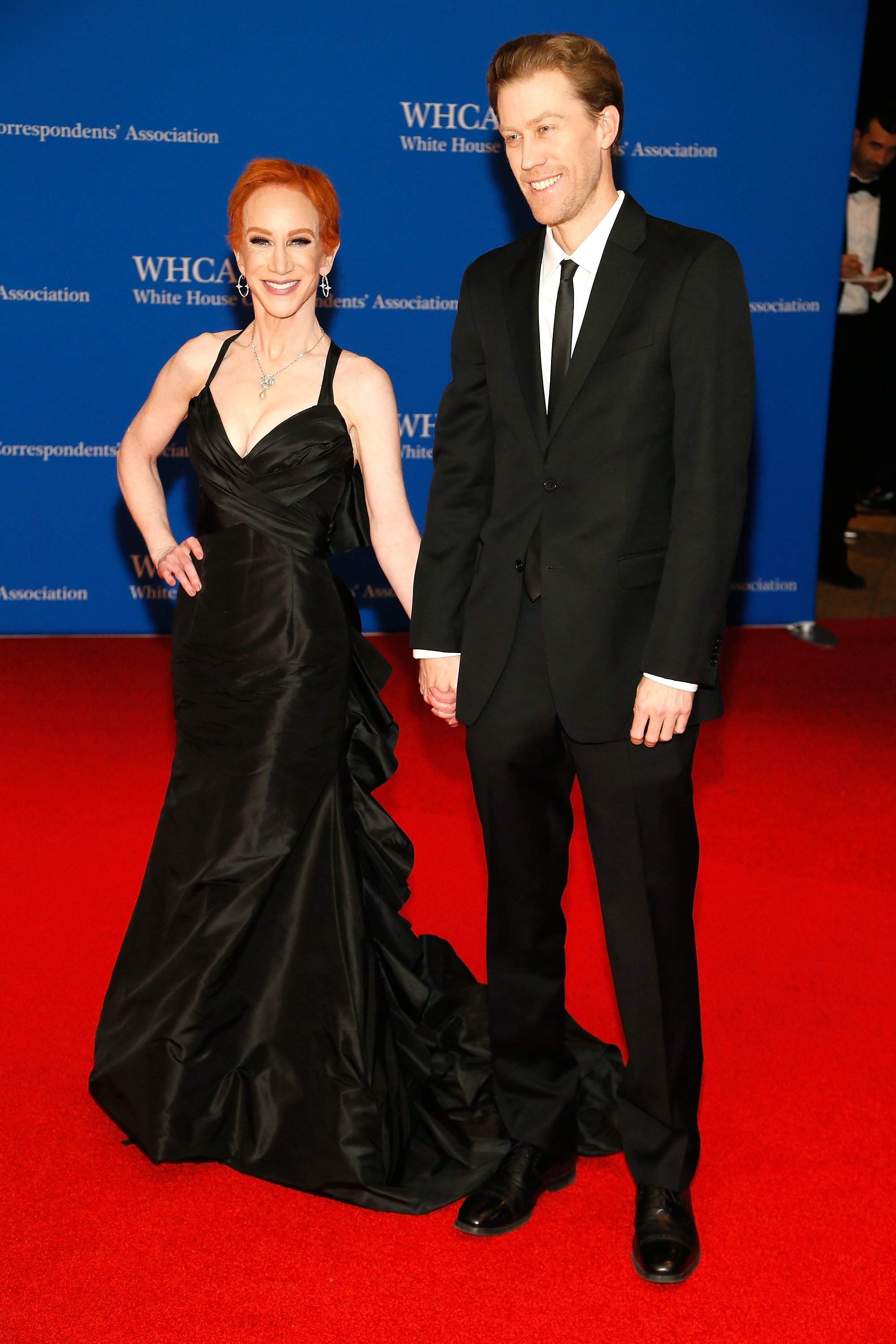 Kathy Griffin and Randy Bick pose at the 2018 White House Correspondents' Dinner at Washington Hilton on April 28, 2018, in Washington, DC | Source: Getty Images