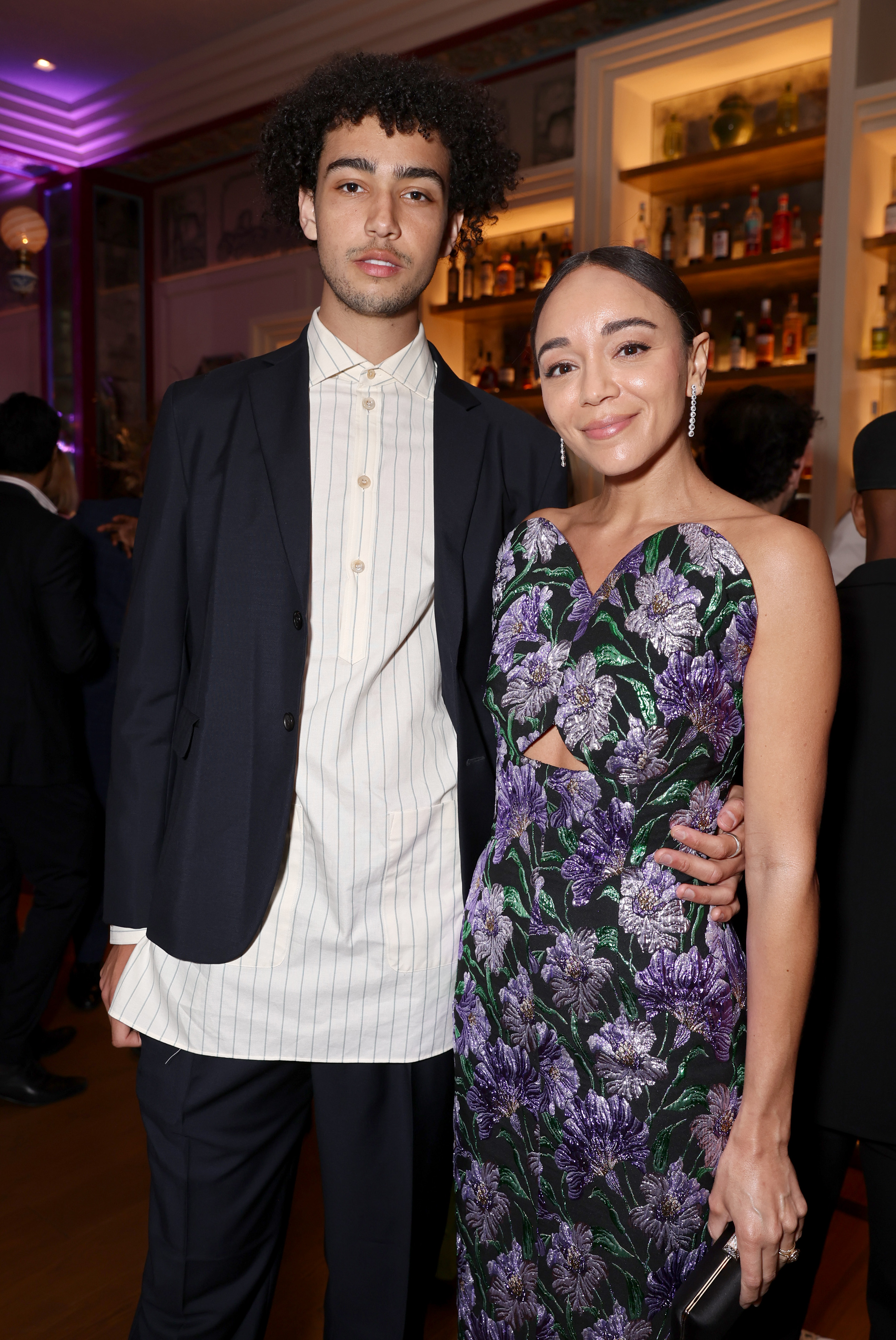Archie Madekwe and Ashley Madekwe at the Vanity Fair and Lancôme Celebrate The Future Of Hollywood on March 24, 2022, in Los Angeles, California. | Source: Getty Images