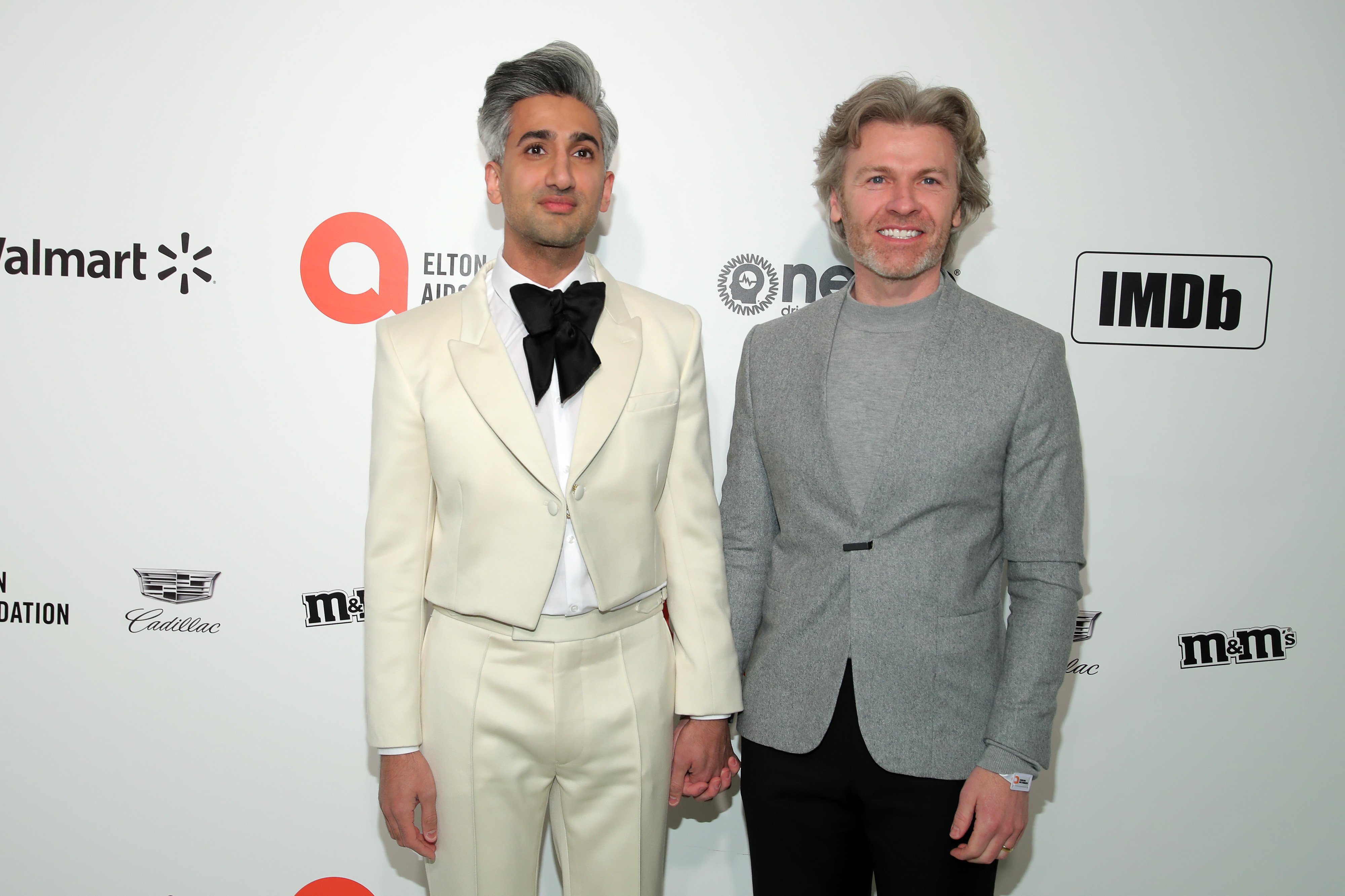 Tan France and Rob France attend the 28th Annual Elton John AIDS Foundation Academy Awards Viewing Party on February 09, 2020 in West Hollywood, California | Photo: Getty Images