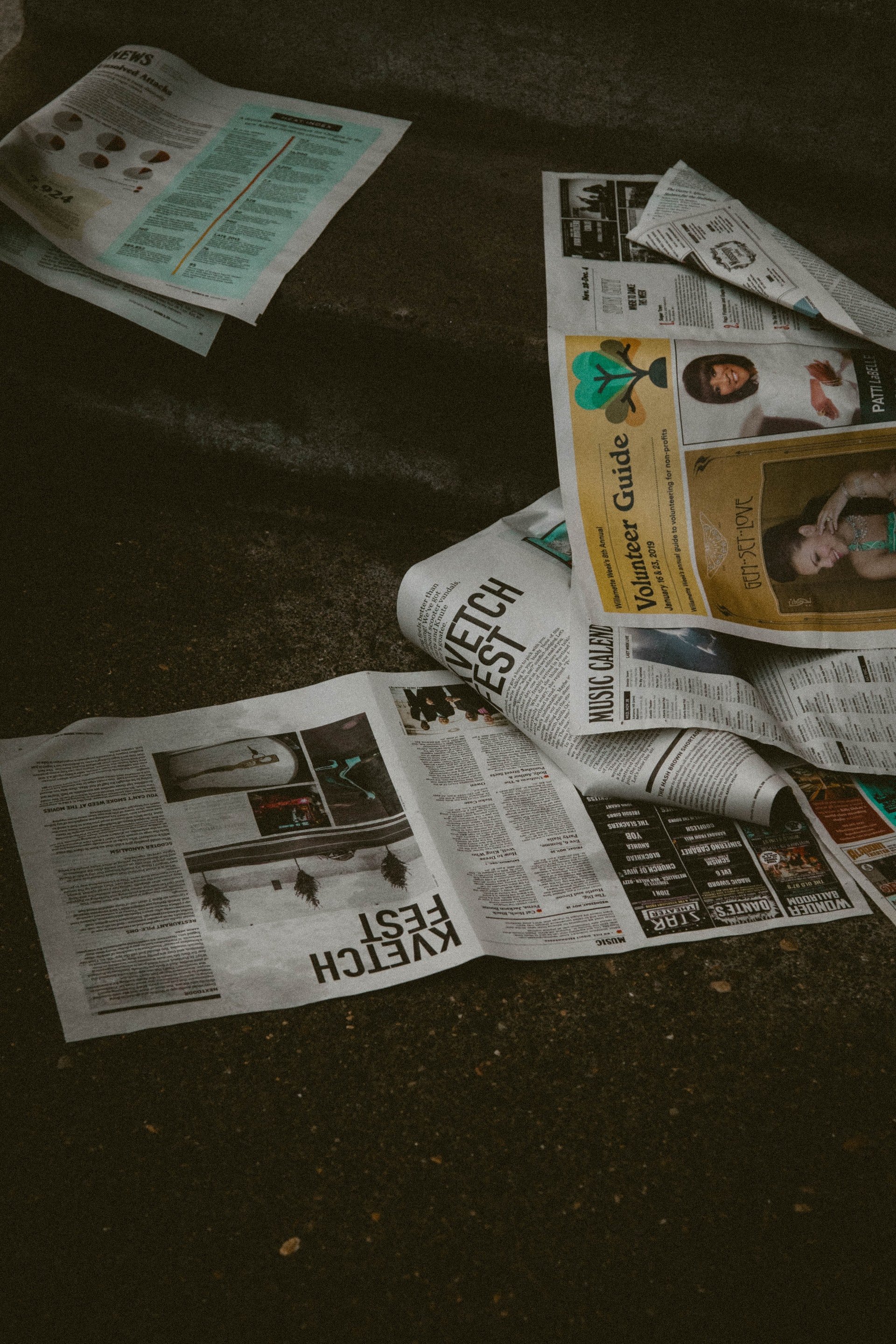 They found old newspaper clippings. | Source: Unsplash