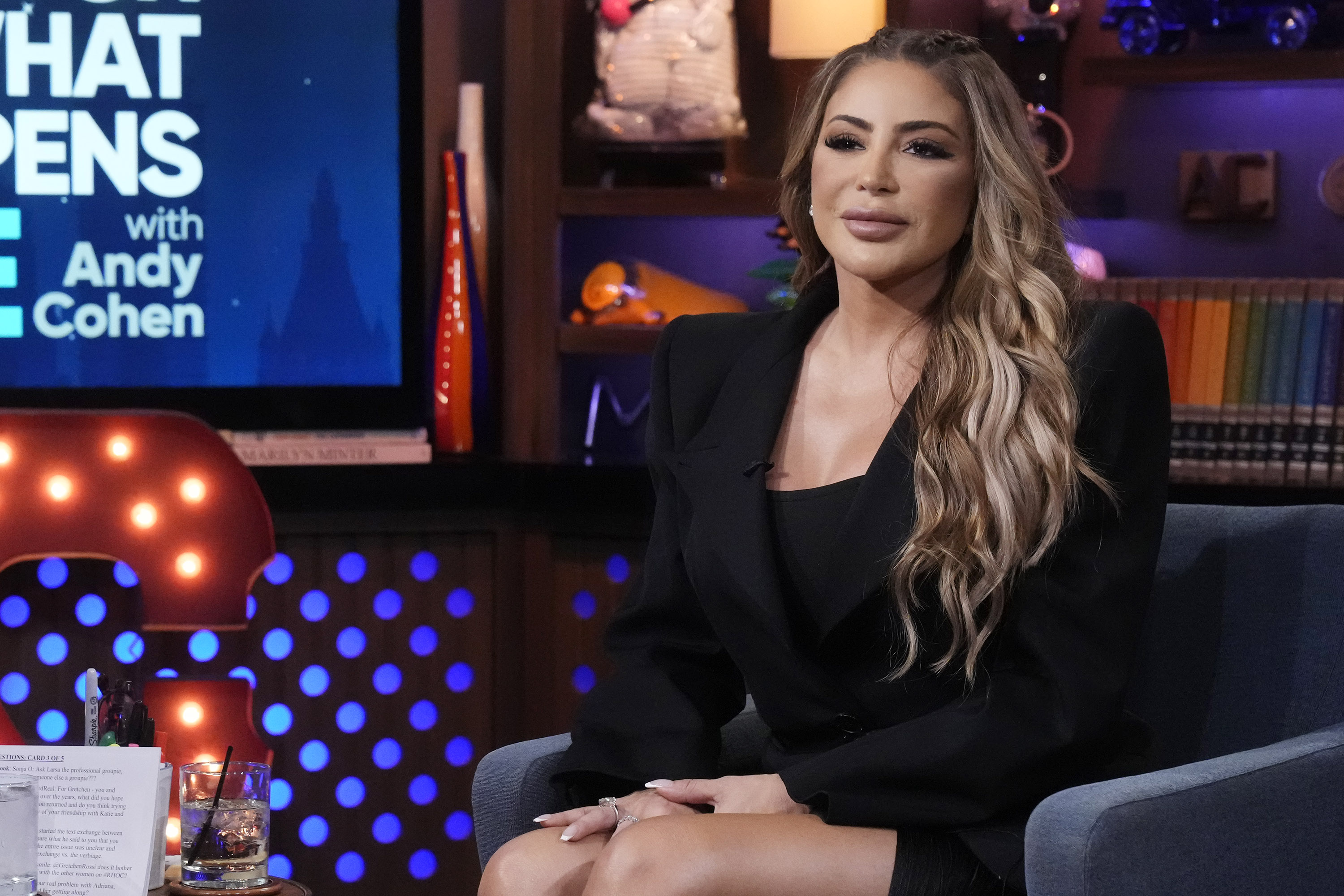 Larsa Pippen appears on "Watch What Happens Live With Andy Cohen" on September 15, 2025. By this stage, her fuller lips, more sculpted facial contours, and polished look reflected the appearance that had fueled years of public discussion about cosmetic enhancements.