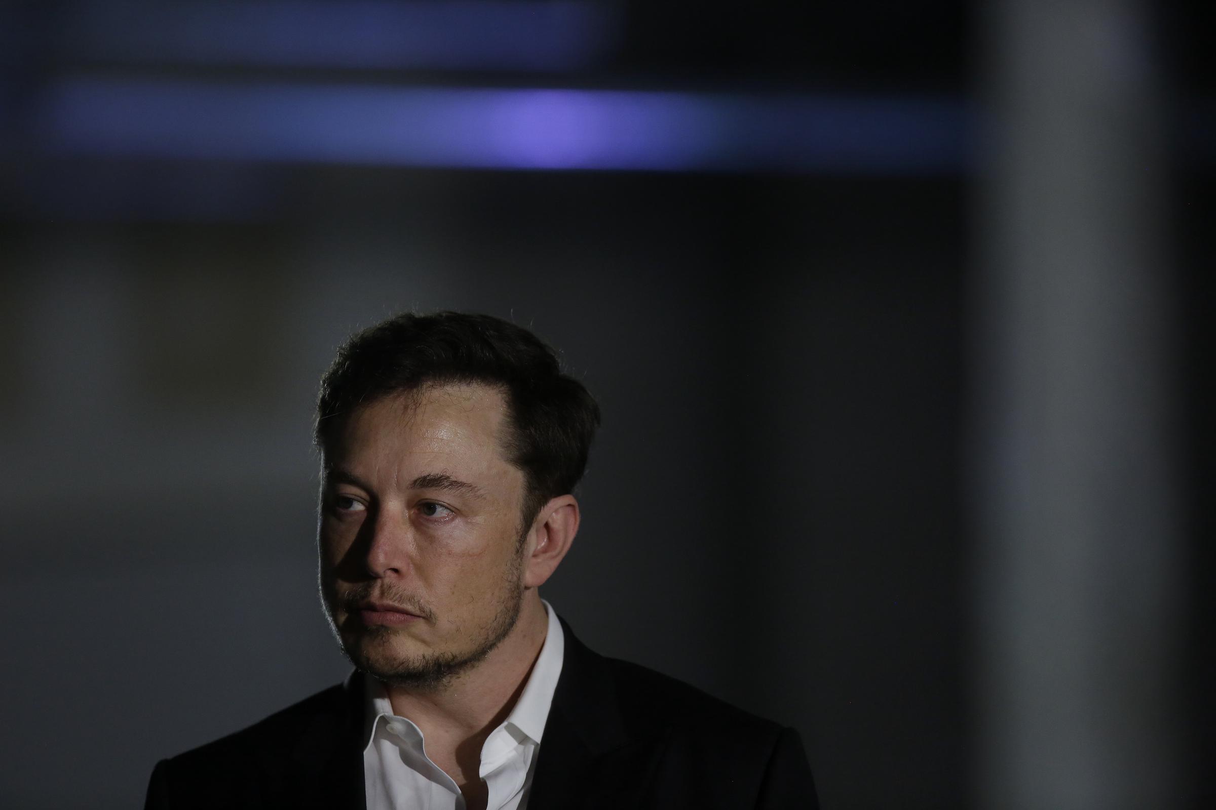 Elon Musk during a news conference in Chicago, Illinois, on June 14, 2018 | Source: Getty Images