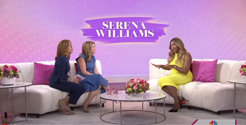 Serena Williams on "TODAY" | Source: YouTube/@HodaAndJenna