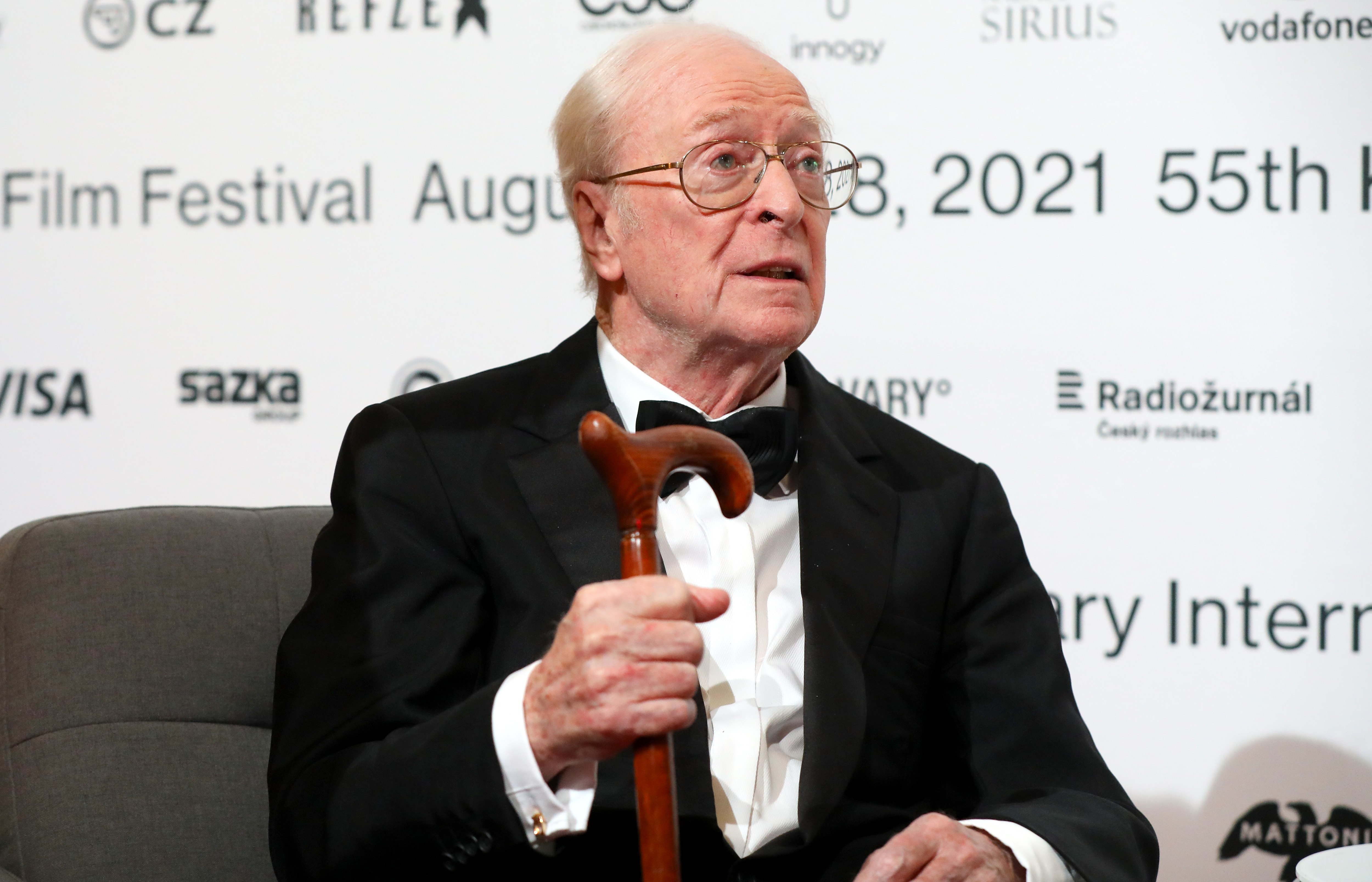 Michael Caine attends the 55th Karlovy Vary International Film Festival on August 20, 2021 in Karlovy Vary, Czech Republic. | Source: Getty Images