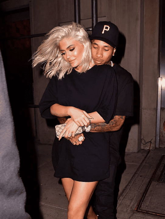 Kylie Jenner and Tyga followed by paparazzi on the streets of Manhattan, on September 6, 2016, New York | Source: Getty Images