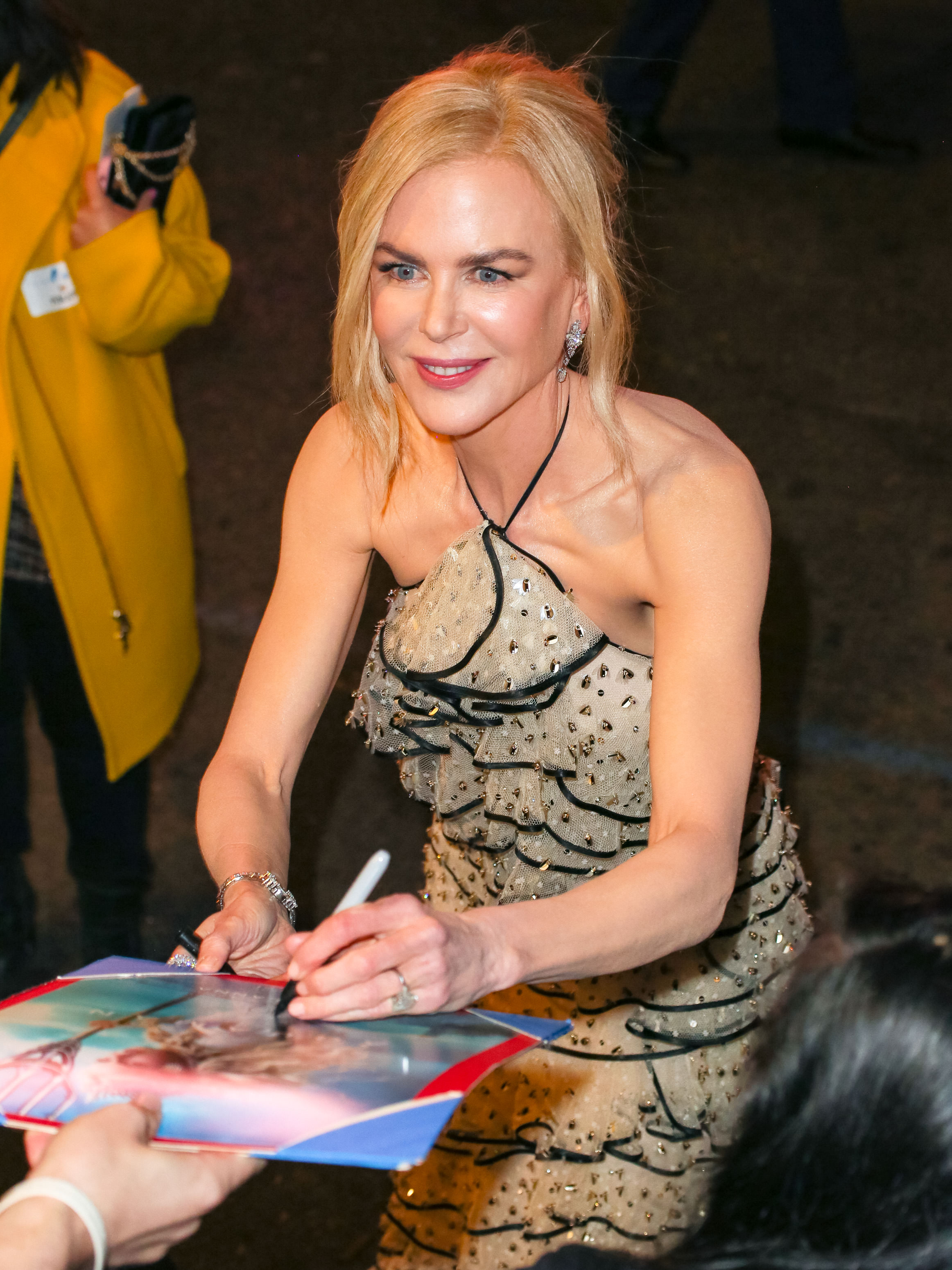 Nicole Kidman is seen arriving at the premiere of Warner Bros. Pictures' 'Aquaman' at the Chinese Theatre in Los Angeles, California, on December 12, 2018. | Source: Getty Images