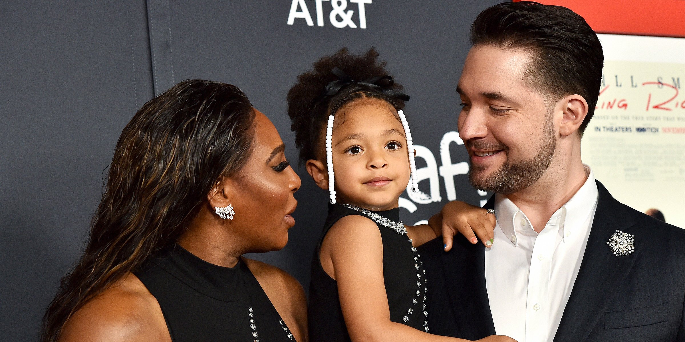 Serena Williams, Olympia Ohanian and Alexis Ohanian ┃Source: Getty Images