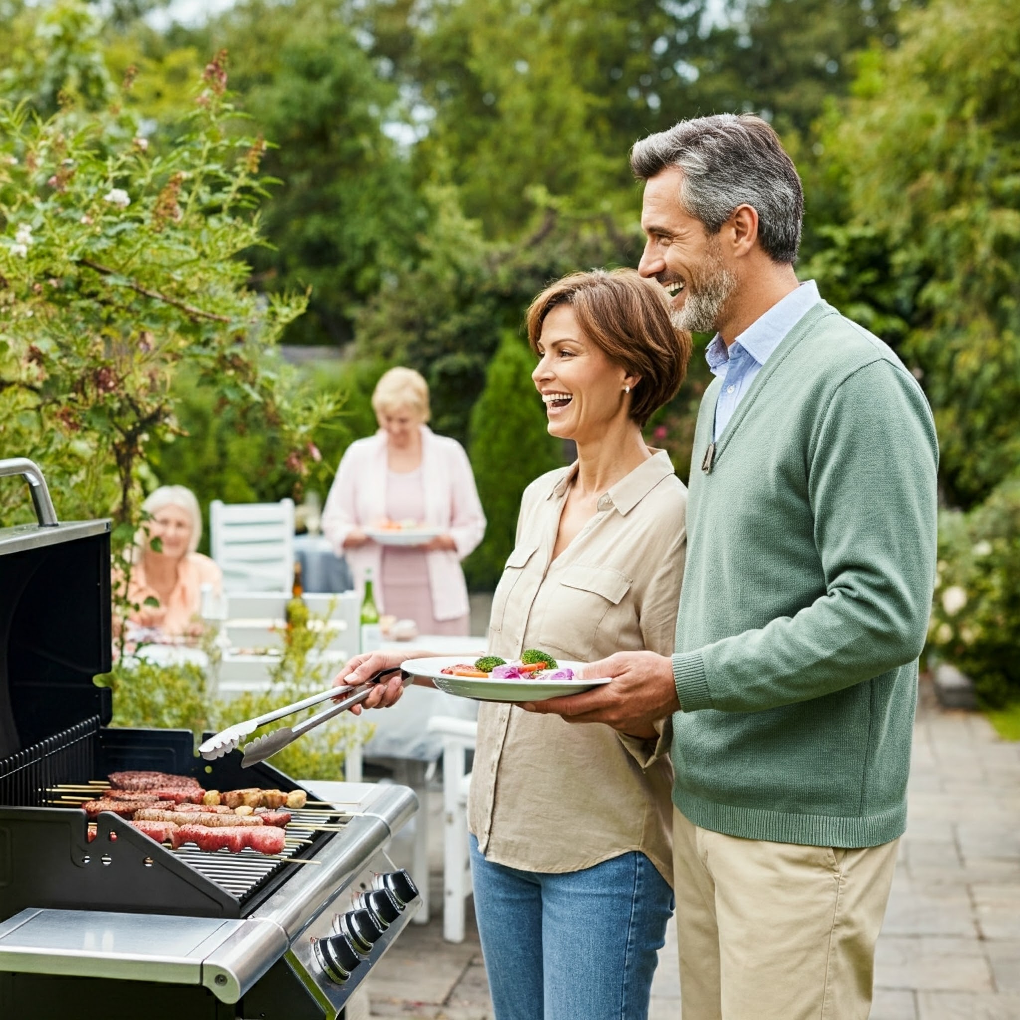 A couple at a barbecue | Source: Gemini