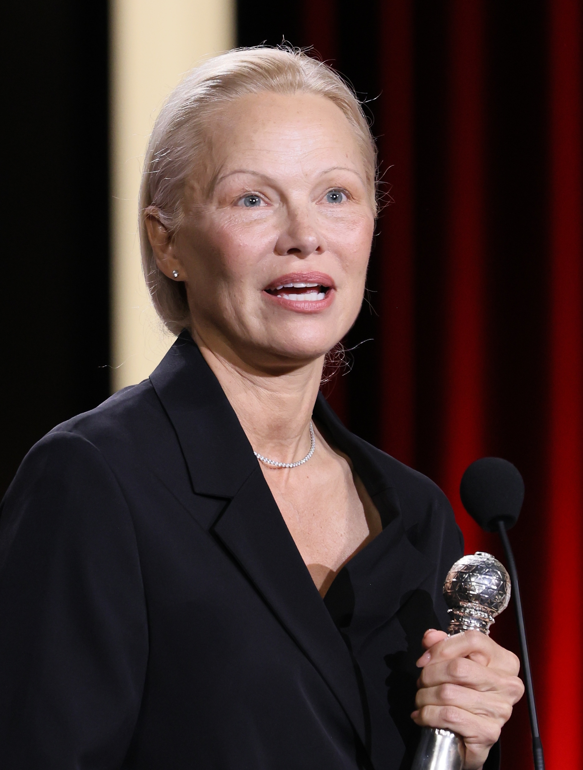 Pamela Anderson at Kursaal, San Sebastian in San Sebastian, Spain on September 28, 2024 | Source: Getty Images