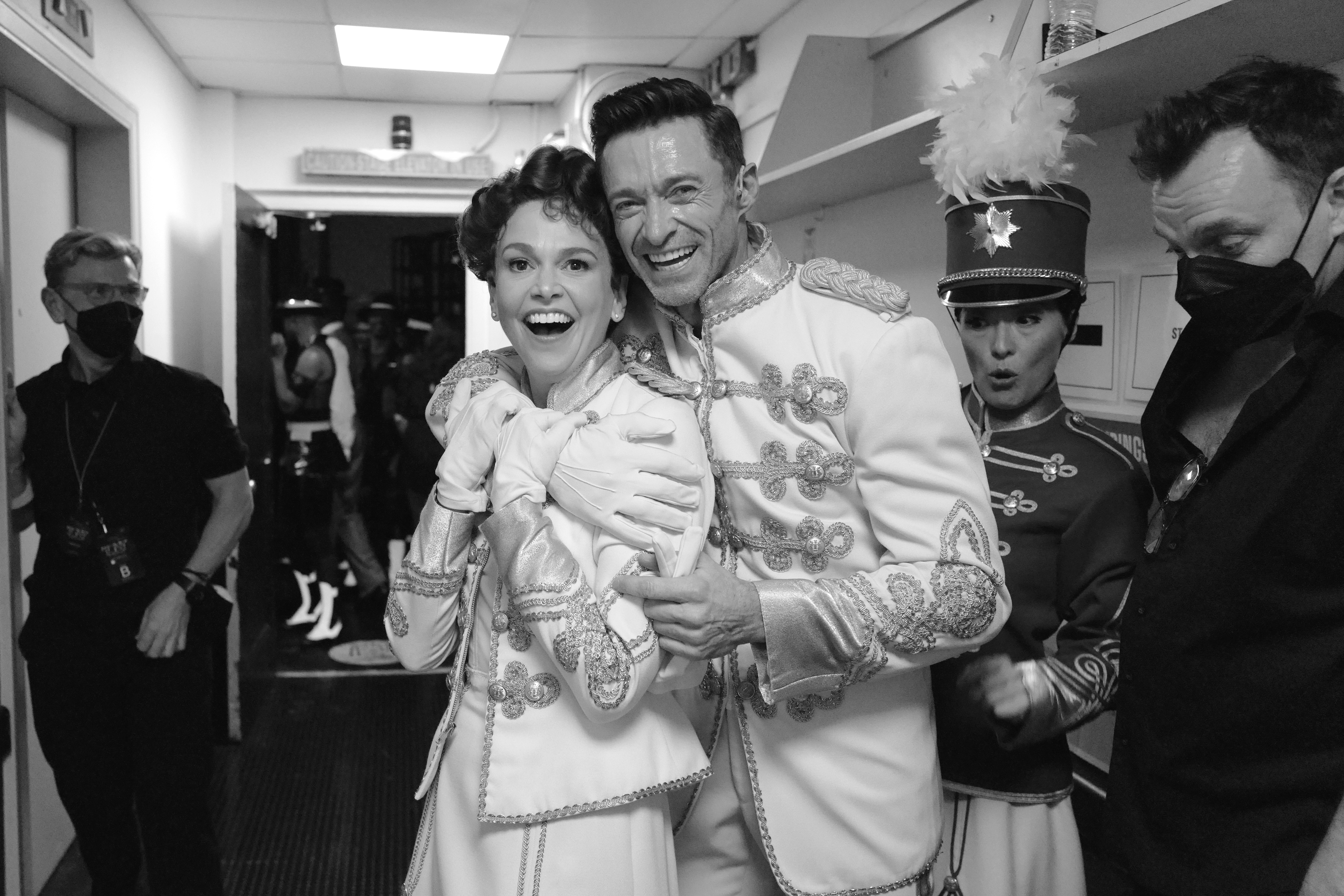 Sutton Foster and Hugh Jackman attend the 75th Annual Tony Awards at Radio City Music Hall on June 12, 2022 in New York City. | Source: Getty Images