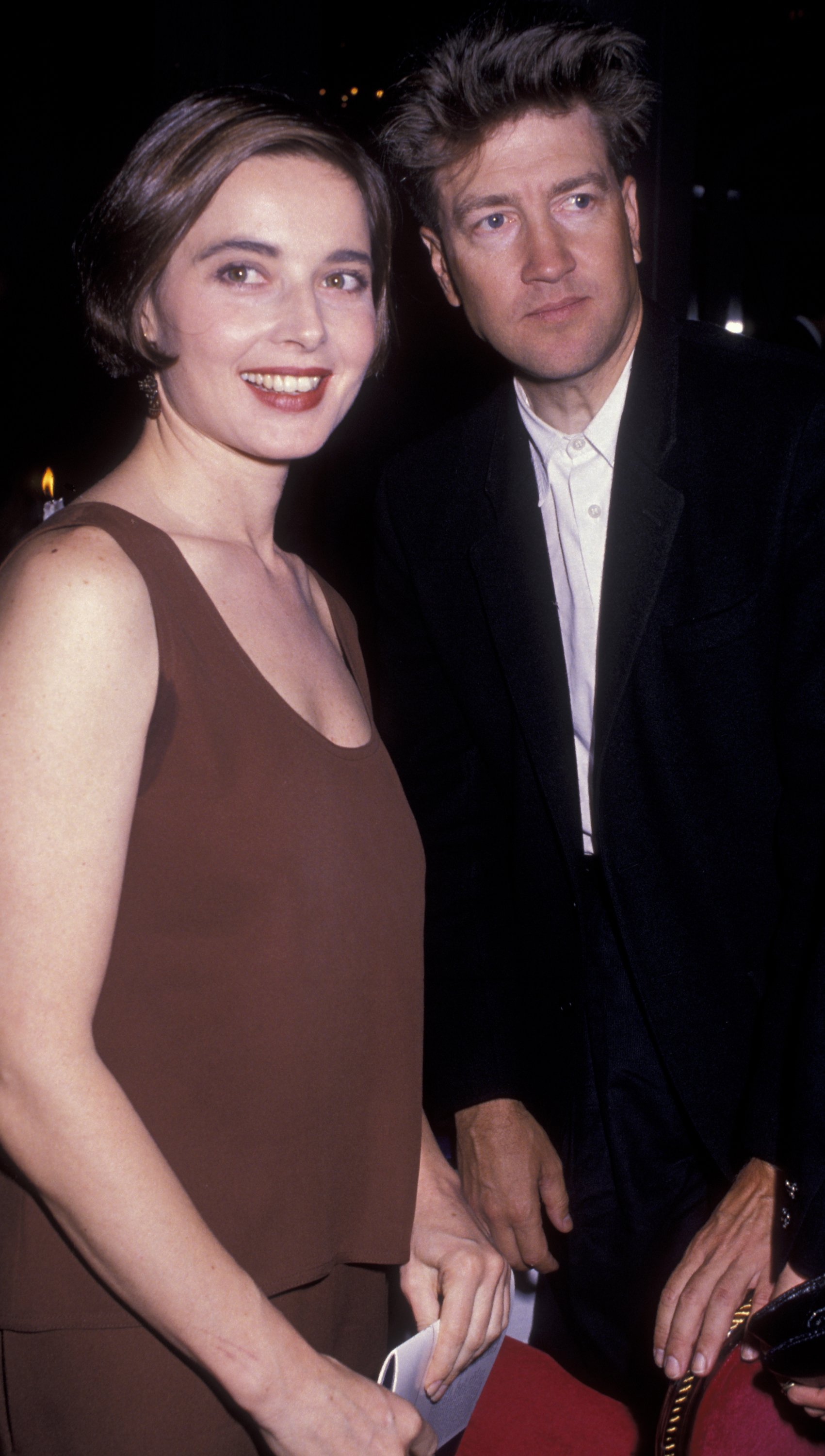 David Lynch and Isabella Rossellini at the Night of 100 Stars Gala in 1989 | Source: Getty Images