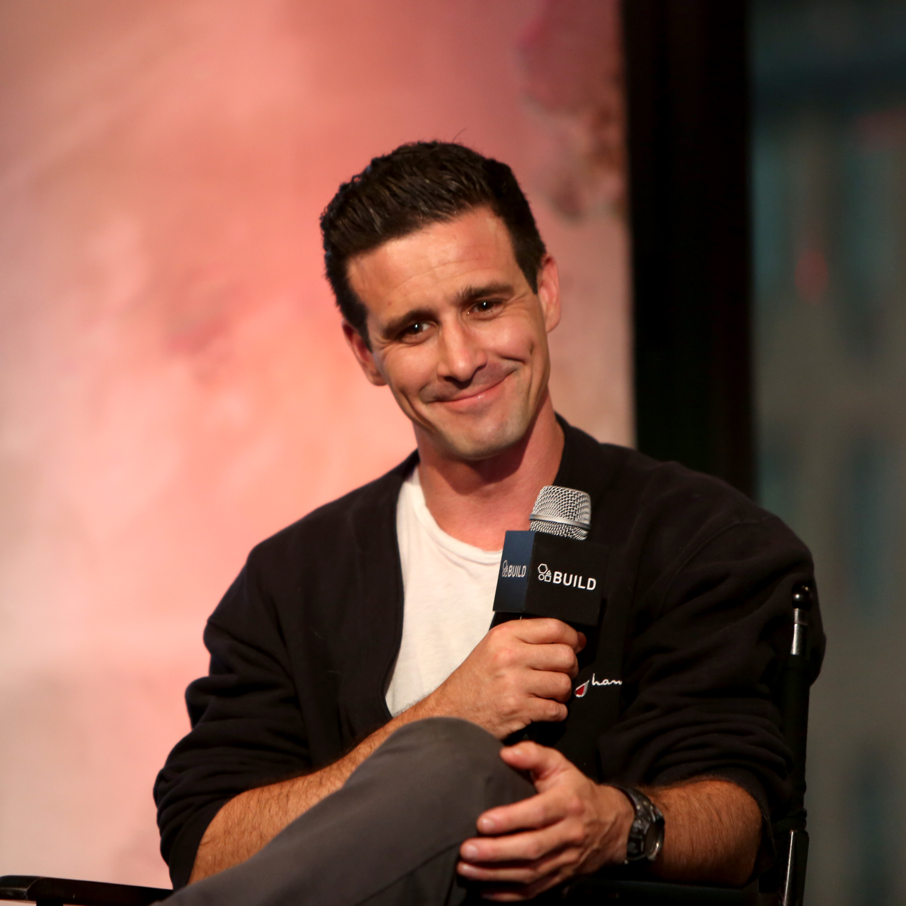 James Ransone discusses the film, 'In A Valley of Violence' at the Build Series at AOL HQ on October 17, 2016