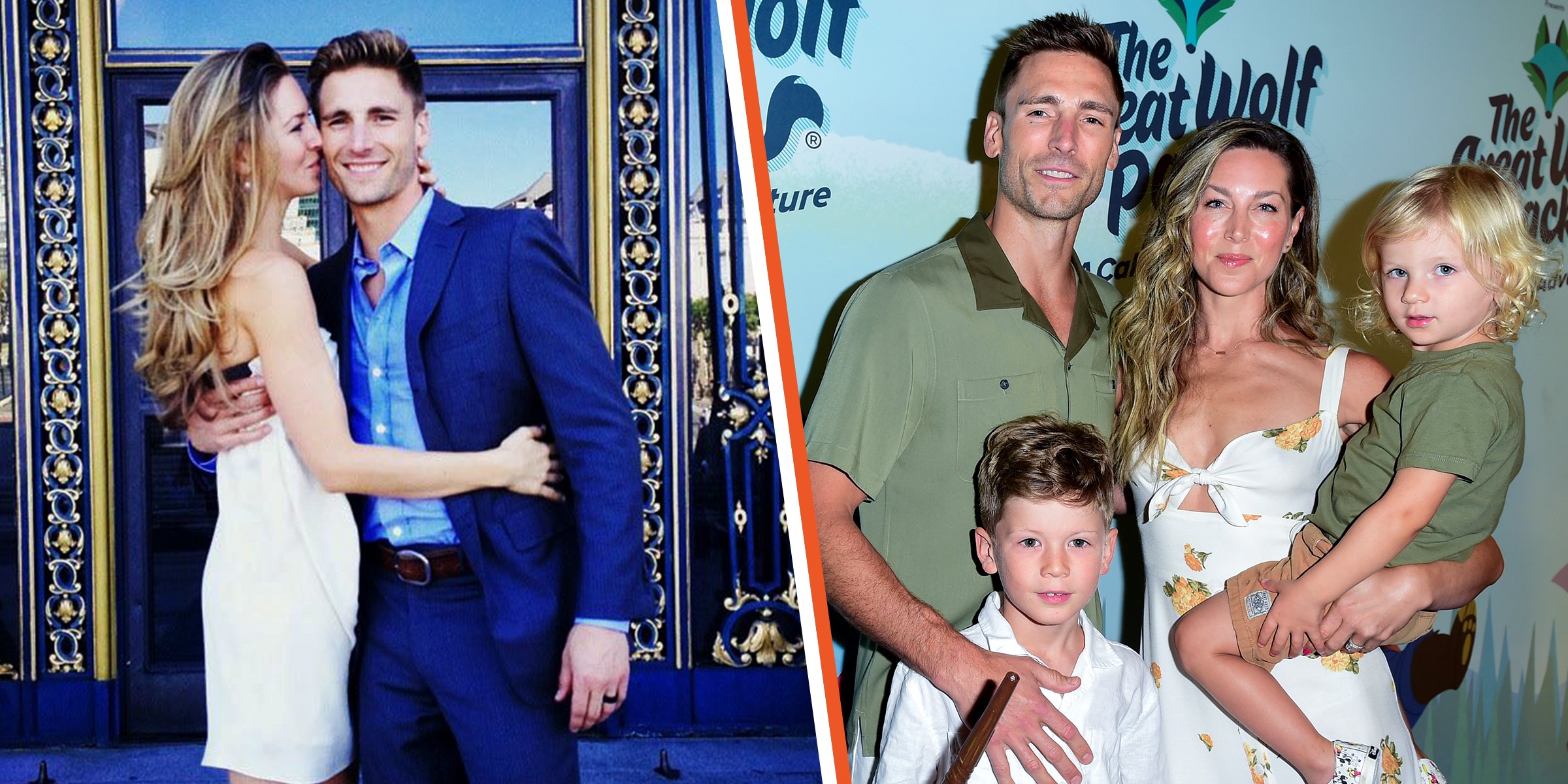 Andrew Walker and Cassandra Troy | Andrew Walker, Cassandra Troy and their sons | Source: instagram.com/casstroywalker | Getty Images