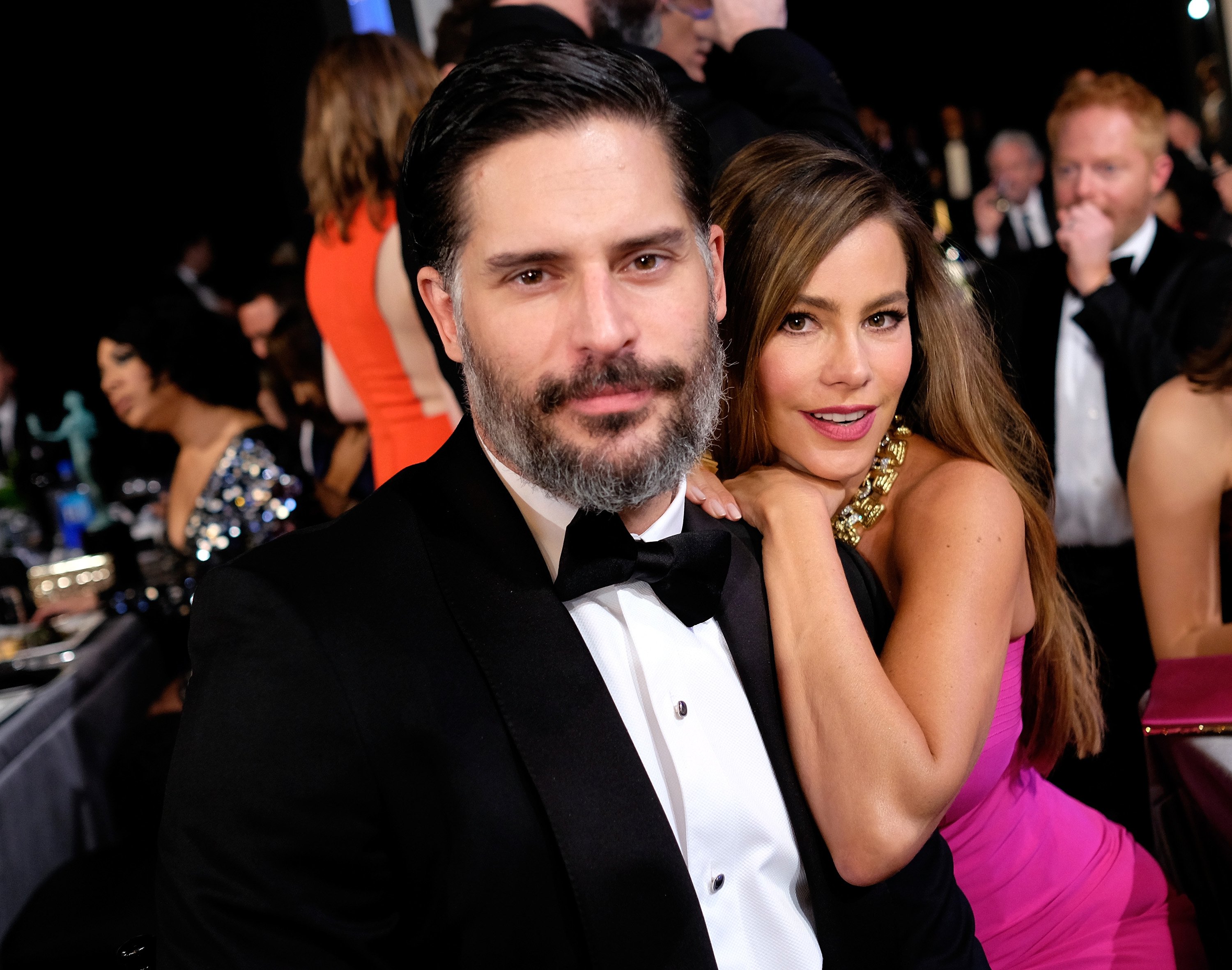 Joe Manganiello and Sofia Vergara attend The 22nd Annual Screen Actors Guild Awards on January 30, 2016 in Los Angeles, California. | Source: Getty Images.