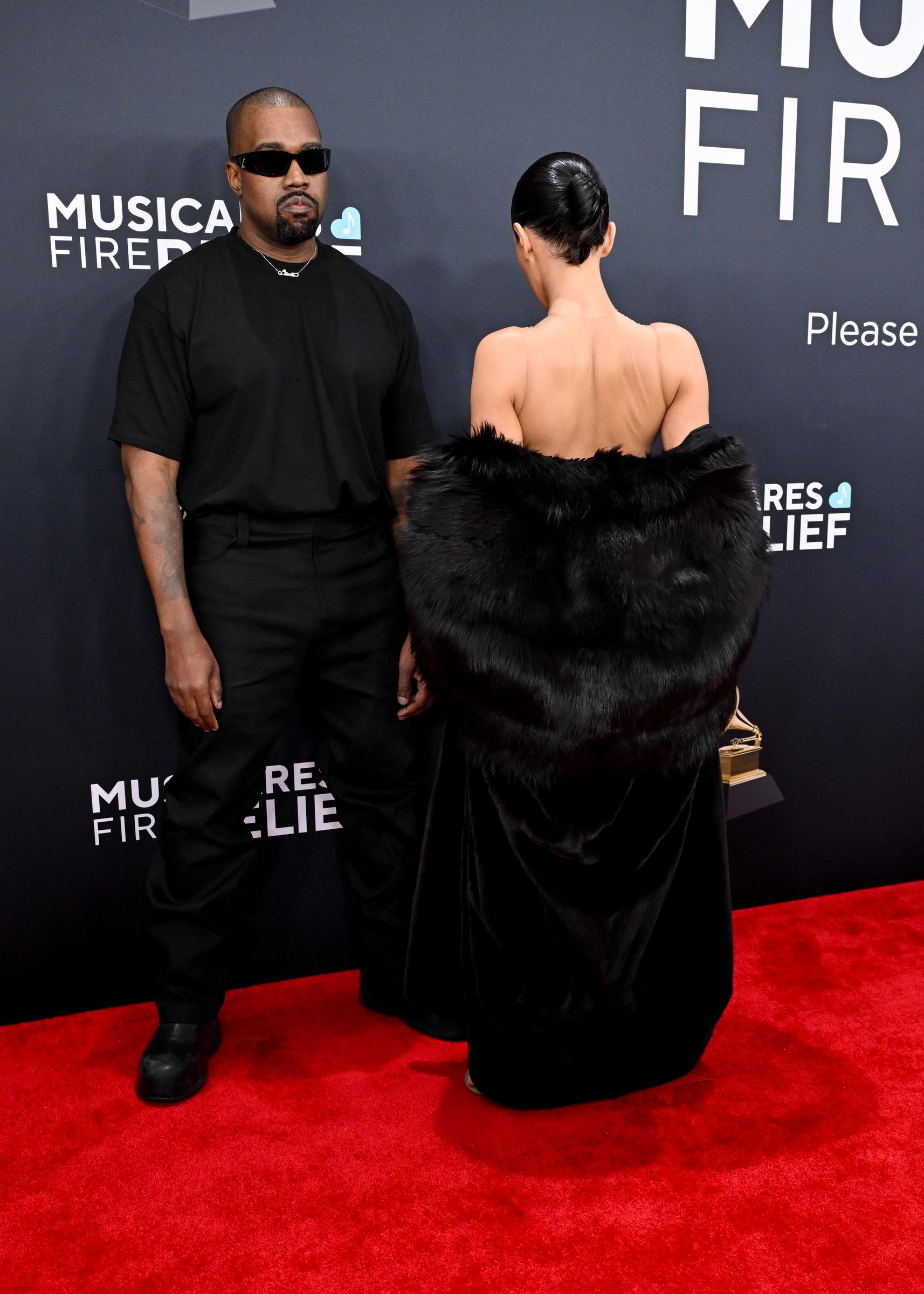 Kanye West and Bianca Censori at the 67th Grammy Awards at Crypto.com Arena, on February 2, 2025 | Source: Getty Images