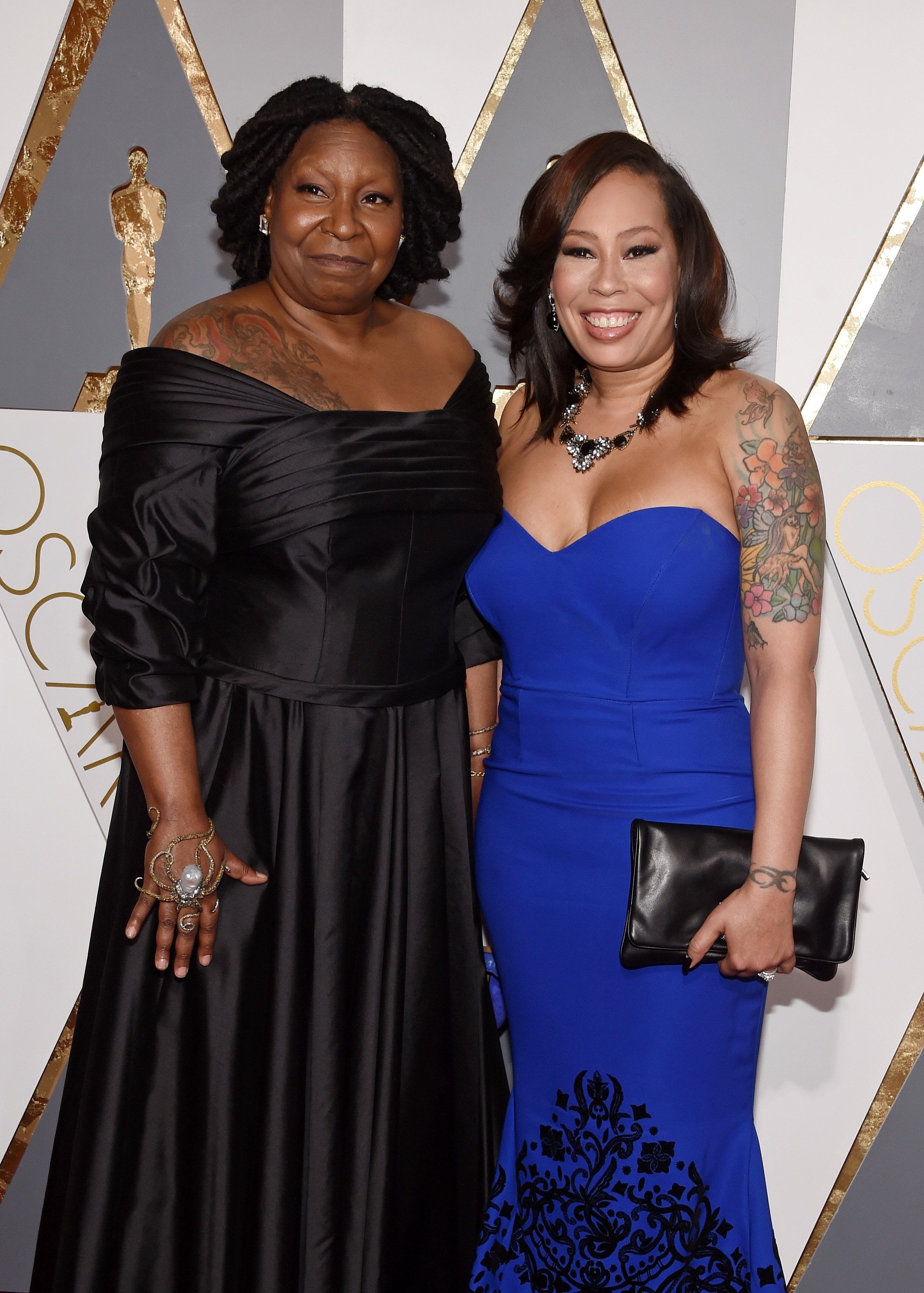 Actress Whoopi Goldberg and Alex Martin attend the 88th Annual Academy Awards. | Source: Getty Images