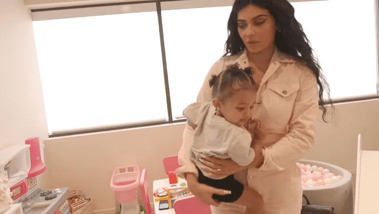 Kylie and Stormi in the kids' room. | Source: YouTube/Kylie Jenner
