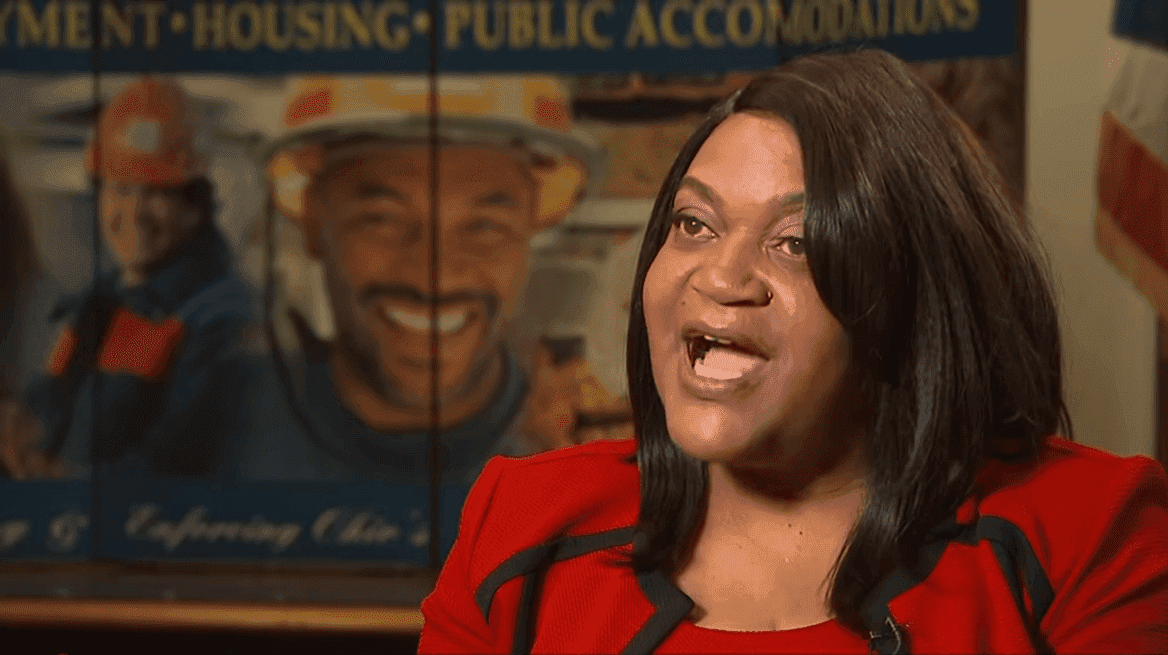 "The ultimate decison that was made, is that GM allowed a raacially hostile enviroment," says Darlene Sweeney-Newbern, director of regional operations at the Ohio Civil RIghts Comission. | Photo: YouTube/CNN